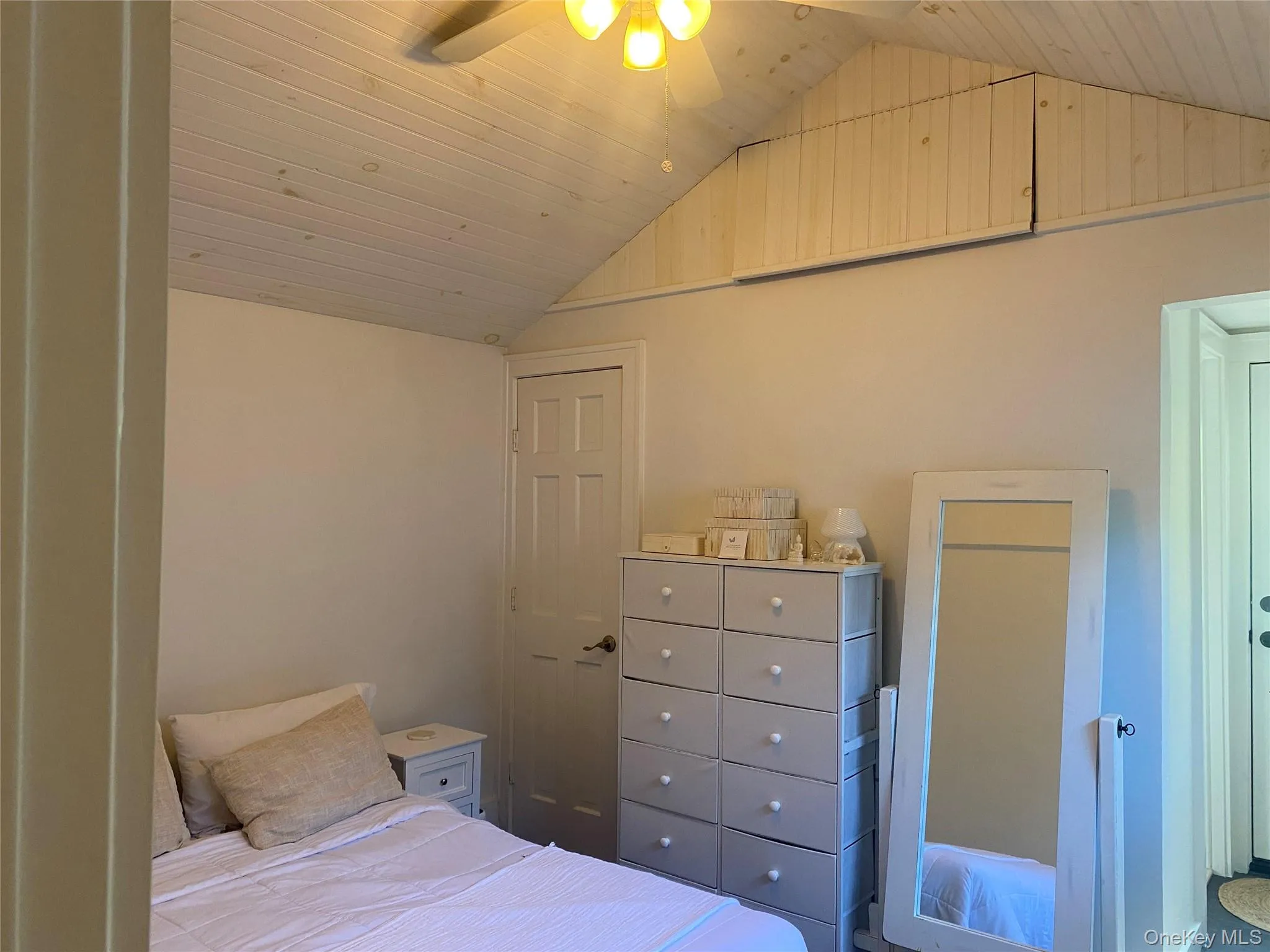 View of ceiling storage area & closet. View of ceiling storage area & closet.