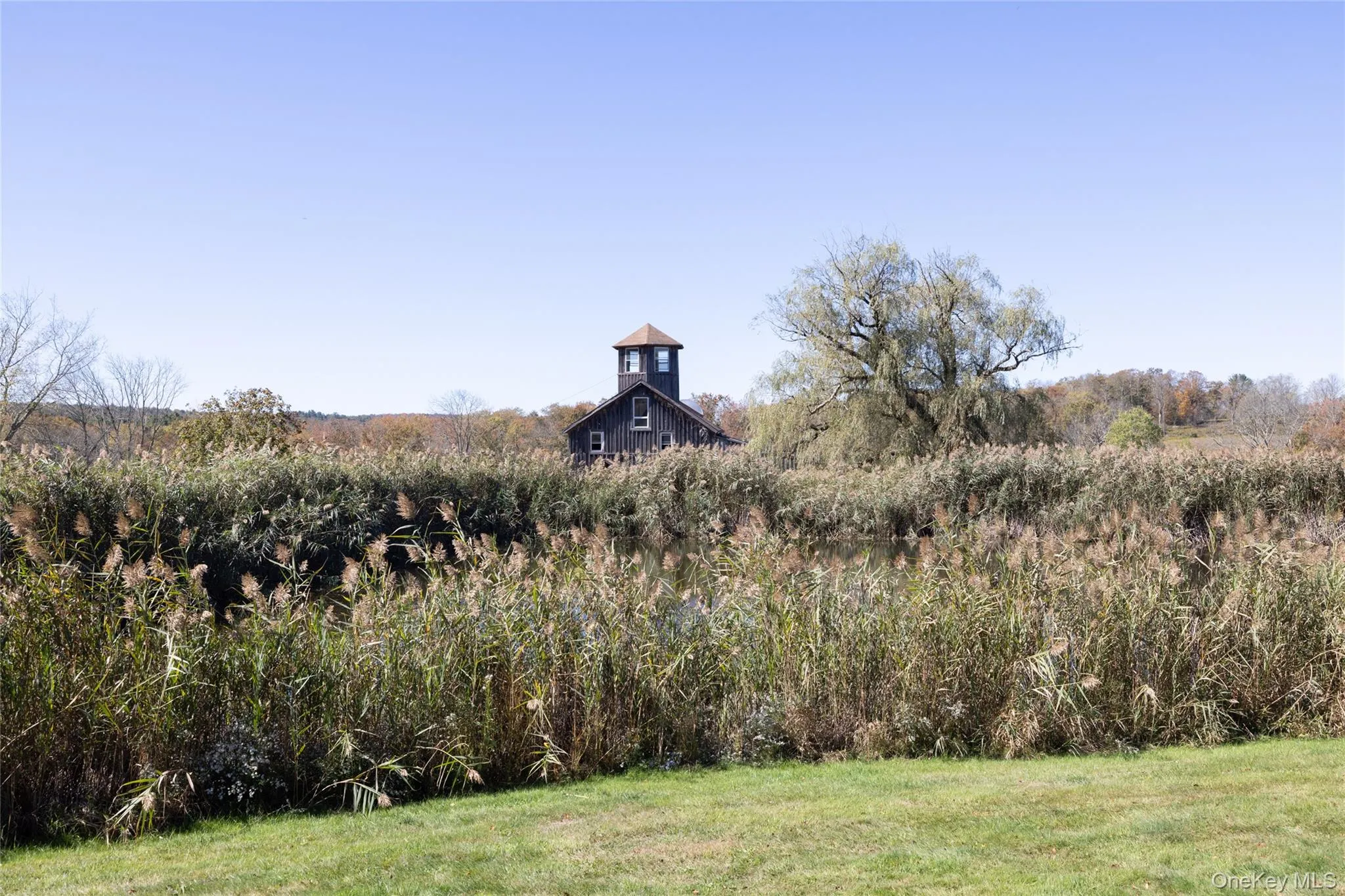 View of artist barn & pond View of artist barn & pond