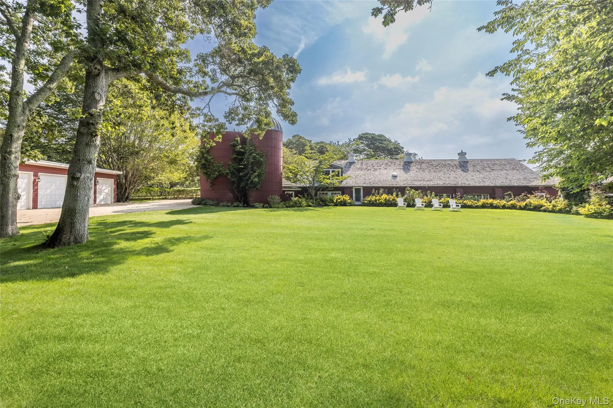 View of grassy yard with an outbuilding View of grassy yard with an outbuilding