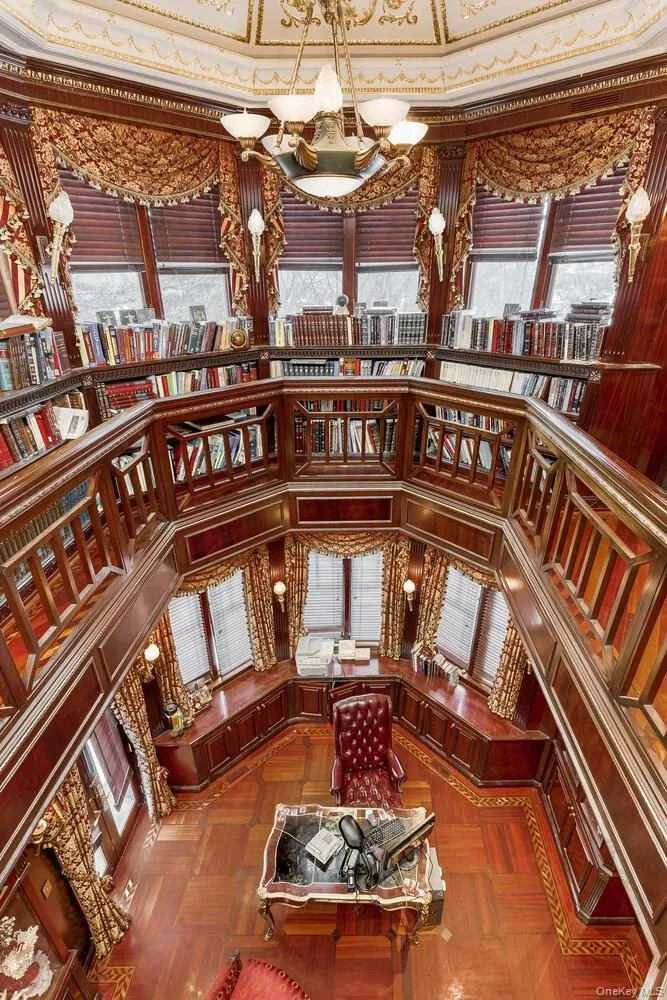 Building lobby with a high ceiling Building lobby with a high ceiling