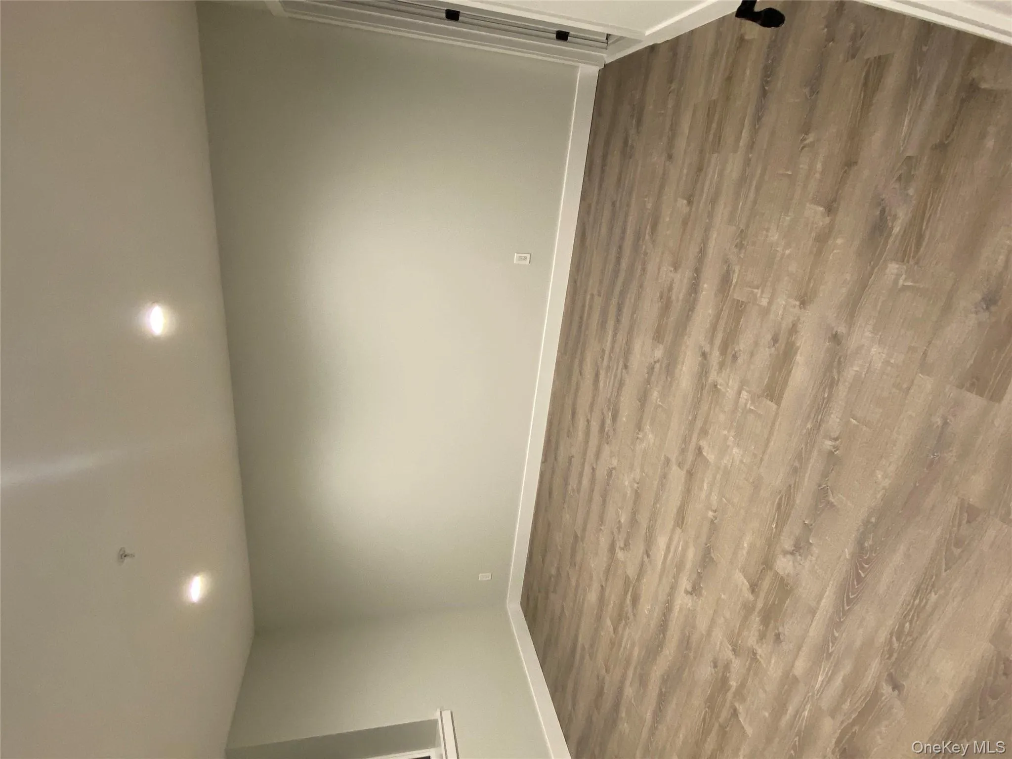 Bedroom Finished below grade area with recessed lighting and dark wood-type flooring Bedroom Finished below grade area with recessed lighting and dark wood-type flooring