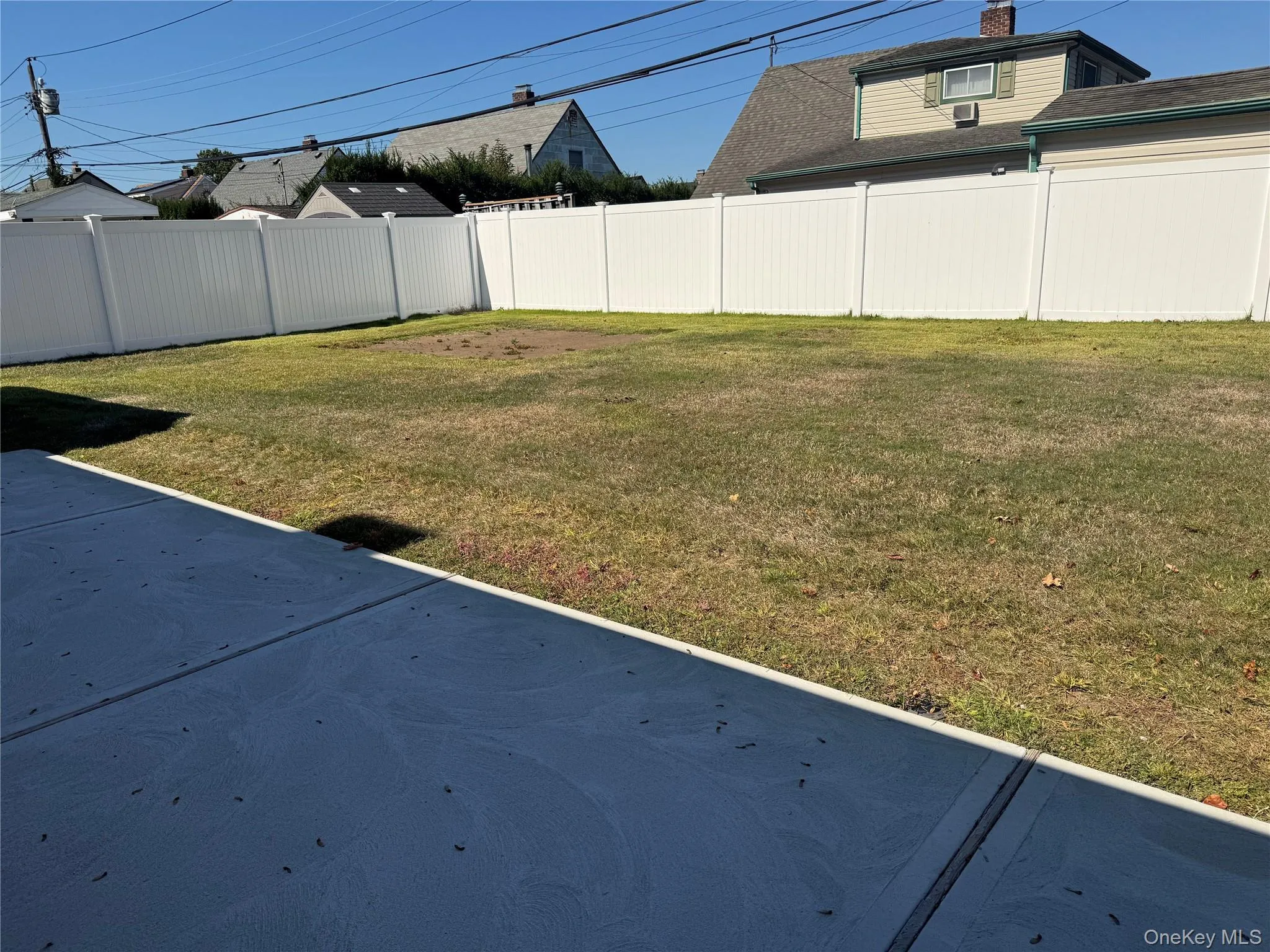 View of fenced backyard View of fenced backyard