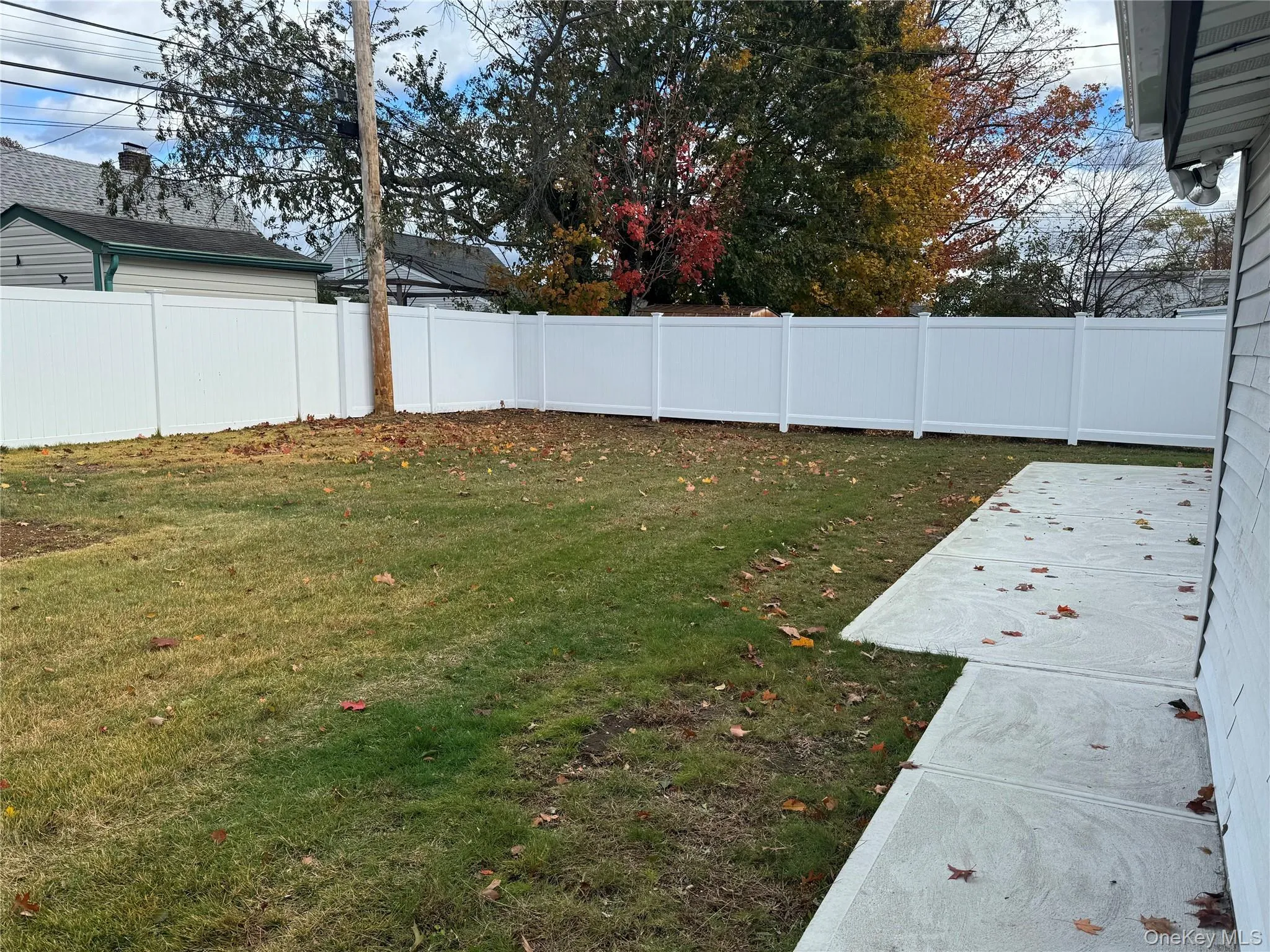 View of fenced backyard View of fenced backyard