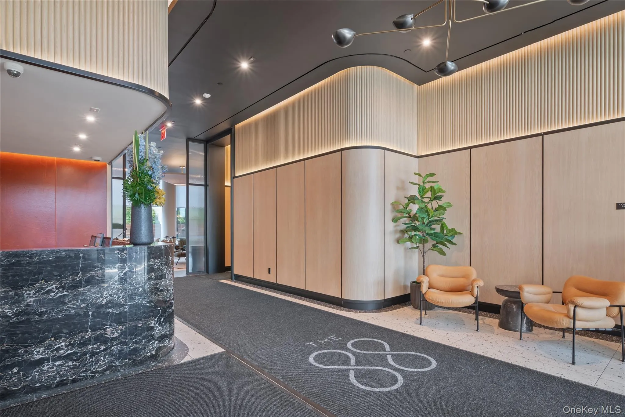 Reception featuring recessed lighting Reception featuring recessed lighting