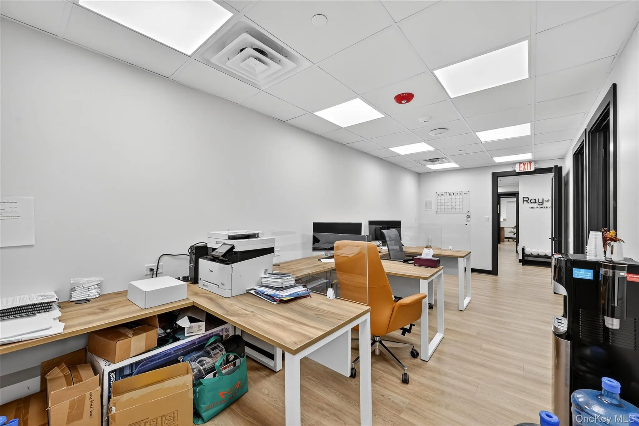 Home office featuring a paneled ceiling Home office featuring a paneled ceiling