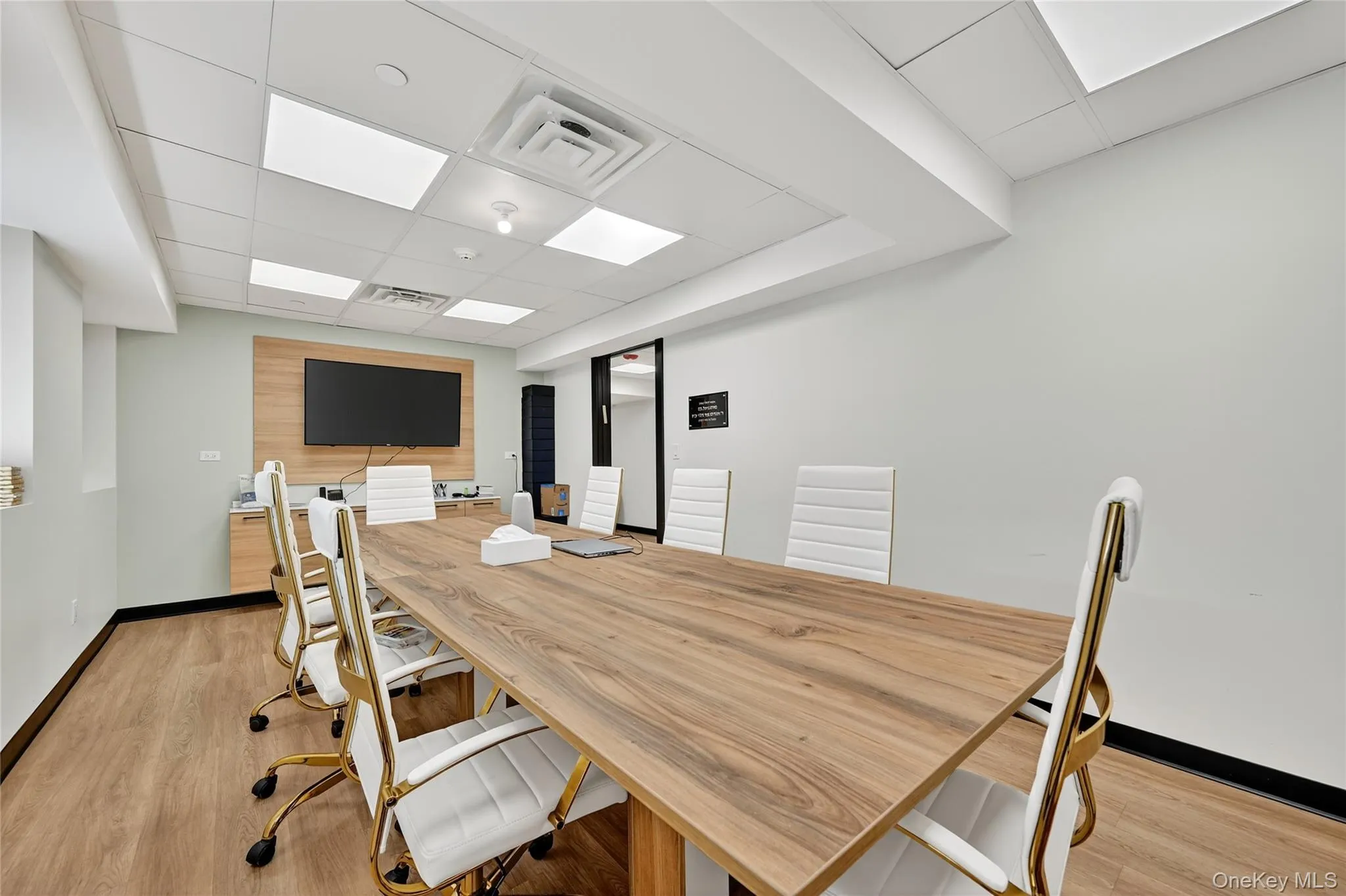 Home office featuring a paneled ceiling Home office featuring a paneled ceiling