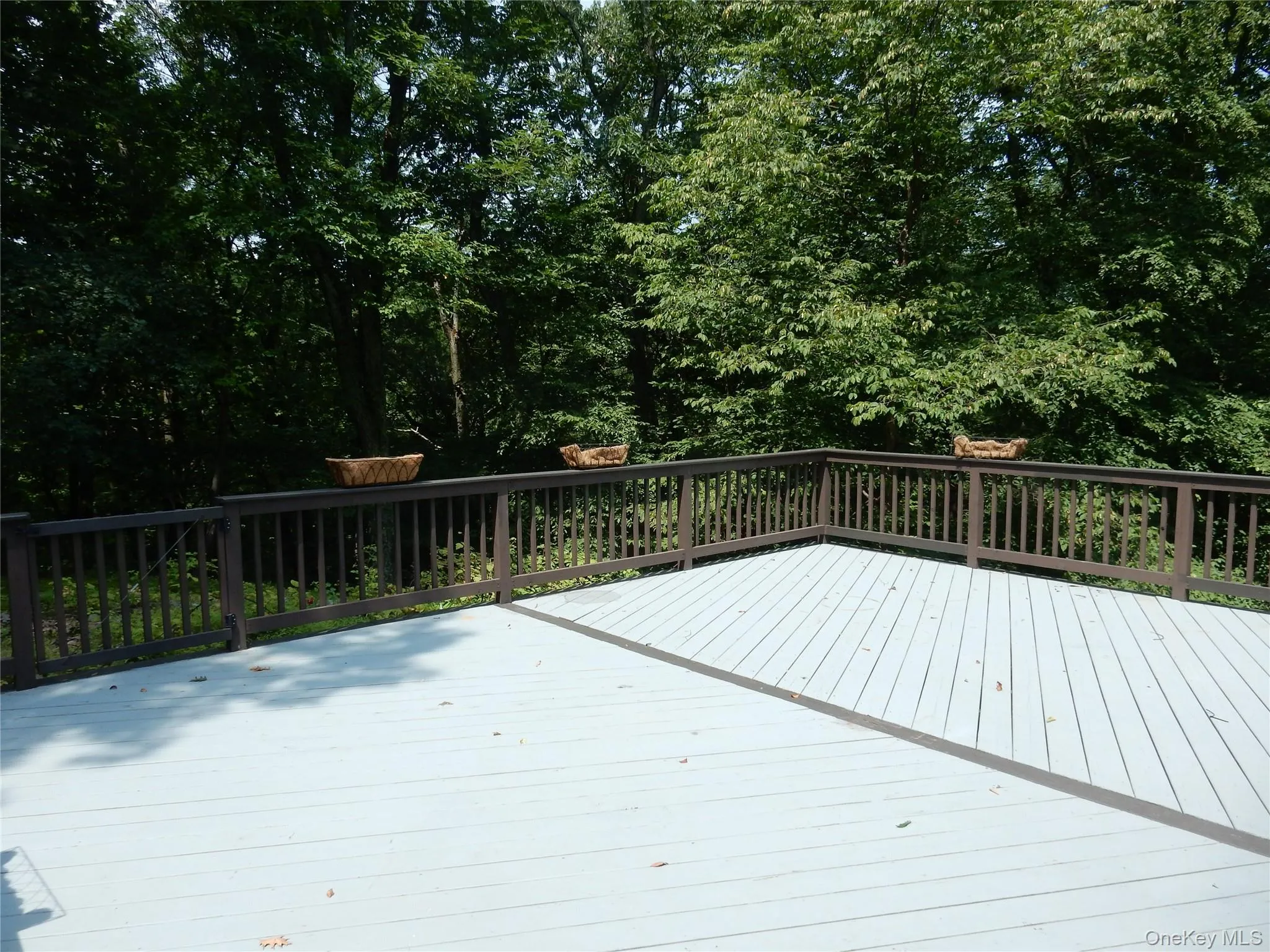 View of wooden terrace View of wooden terrace