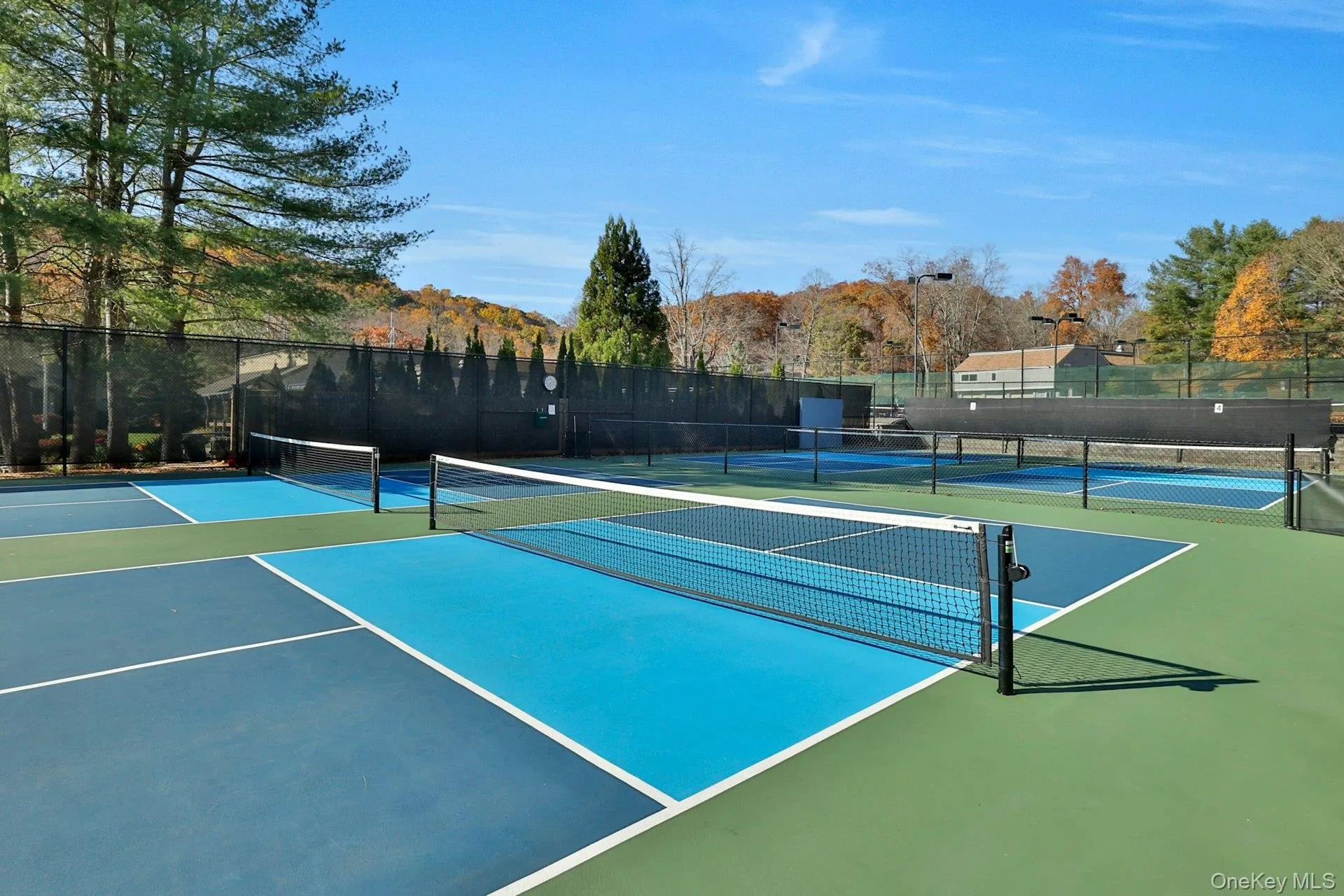 New Pickle ball courts. New Pickle ball courts.