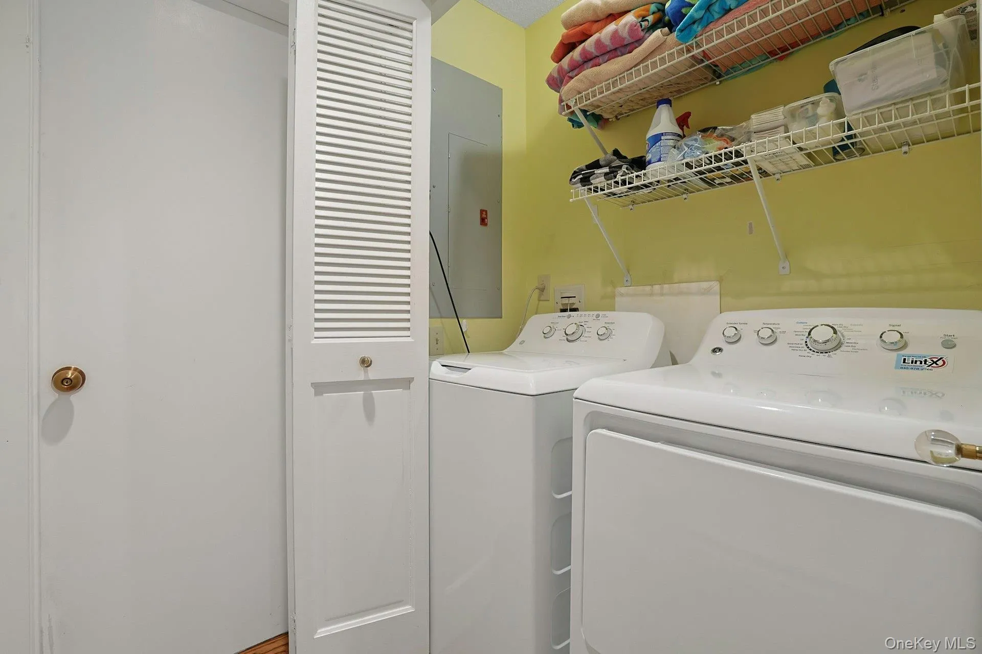 Laundry room with new washer and dryer Laundry room with new washer and dryer