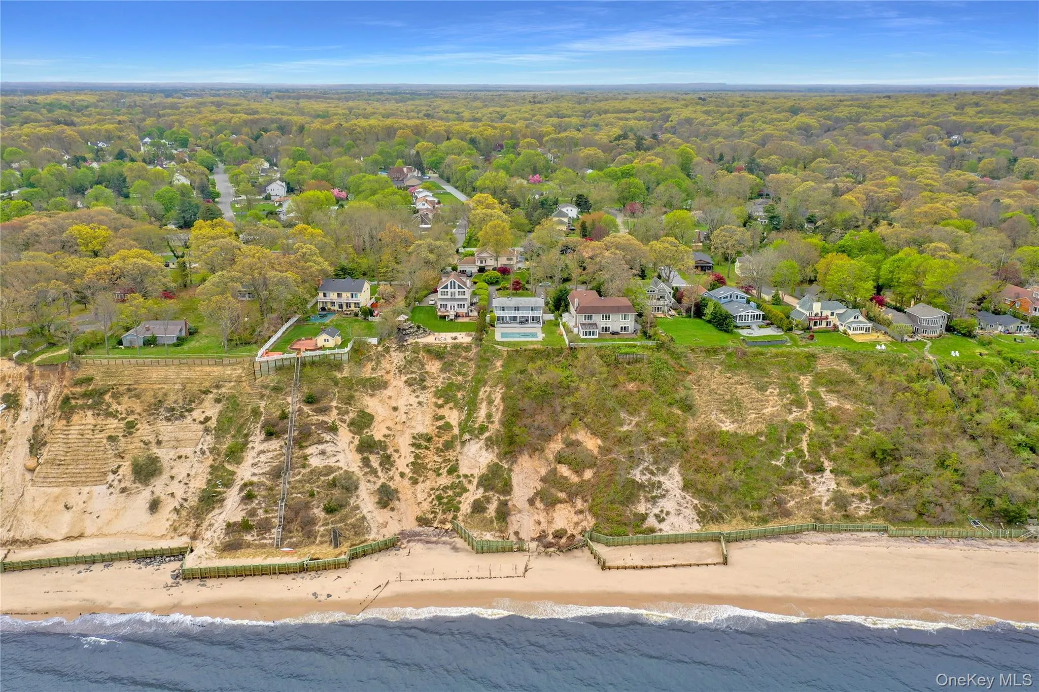 Drone / aerial view of a heavily wooded area Drone / aerial view of a heavily wooded area