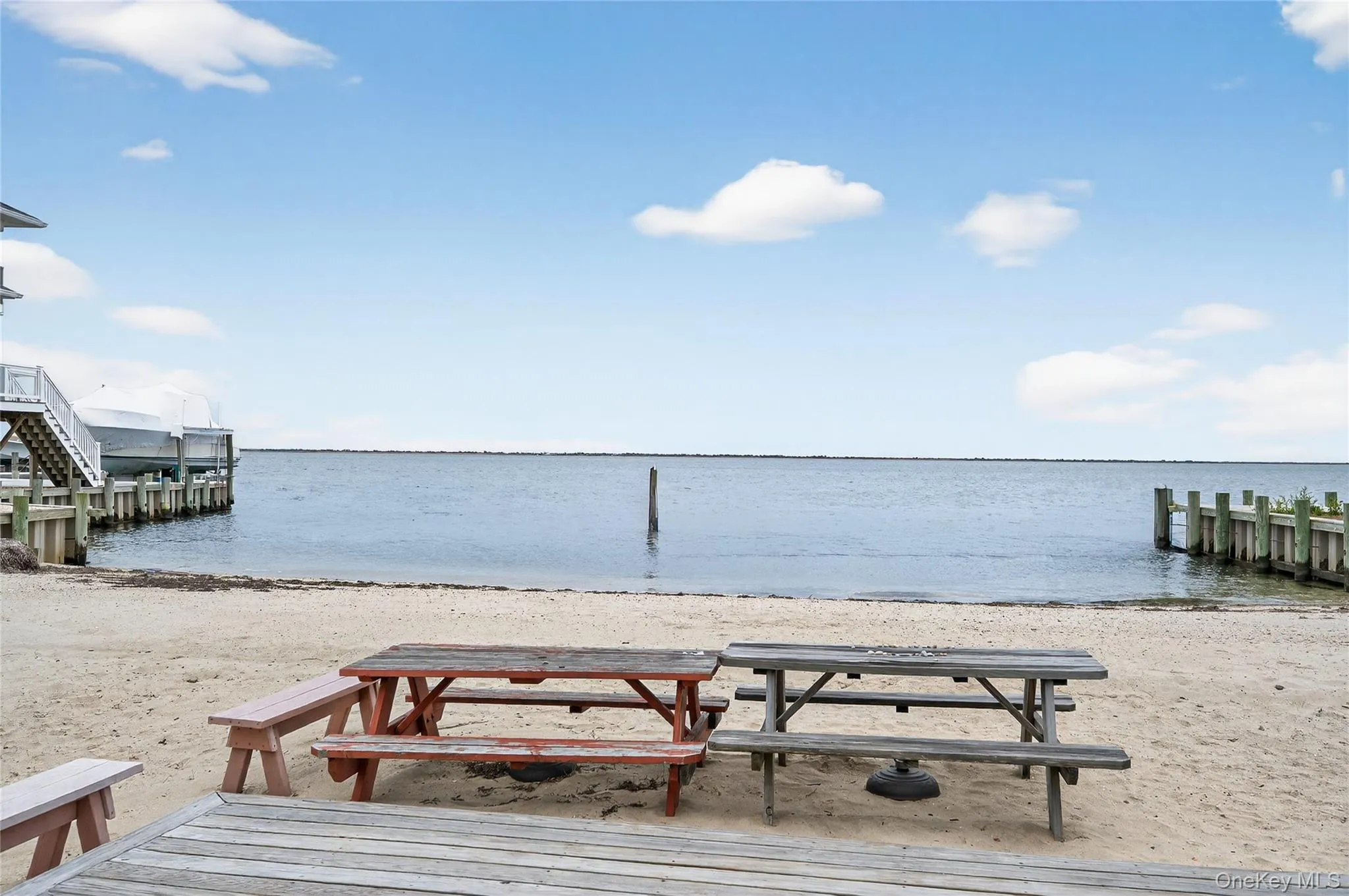 View of Beach and Great South Bay from living area View of Beach and Great South Bay from living area
