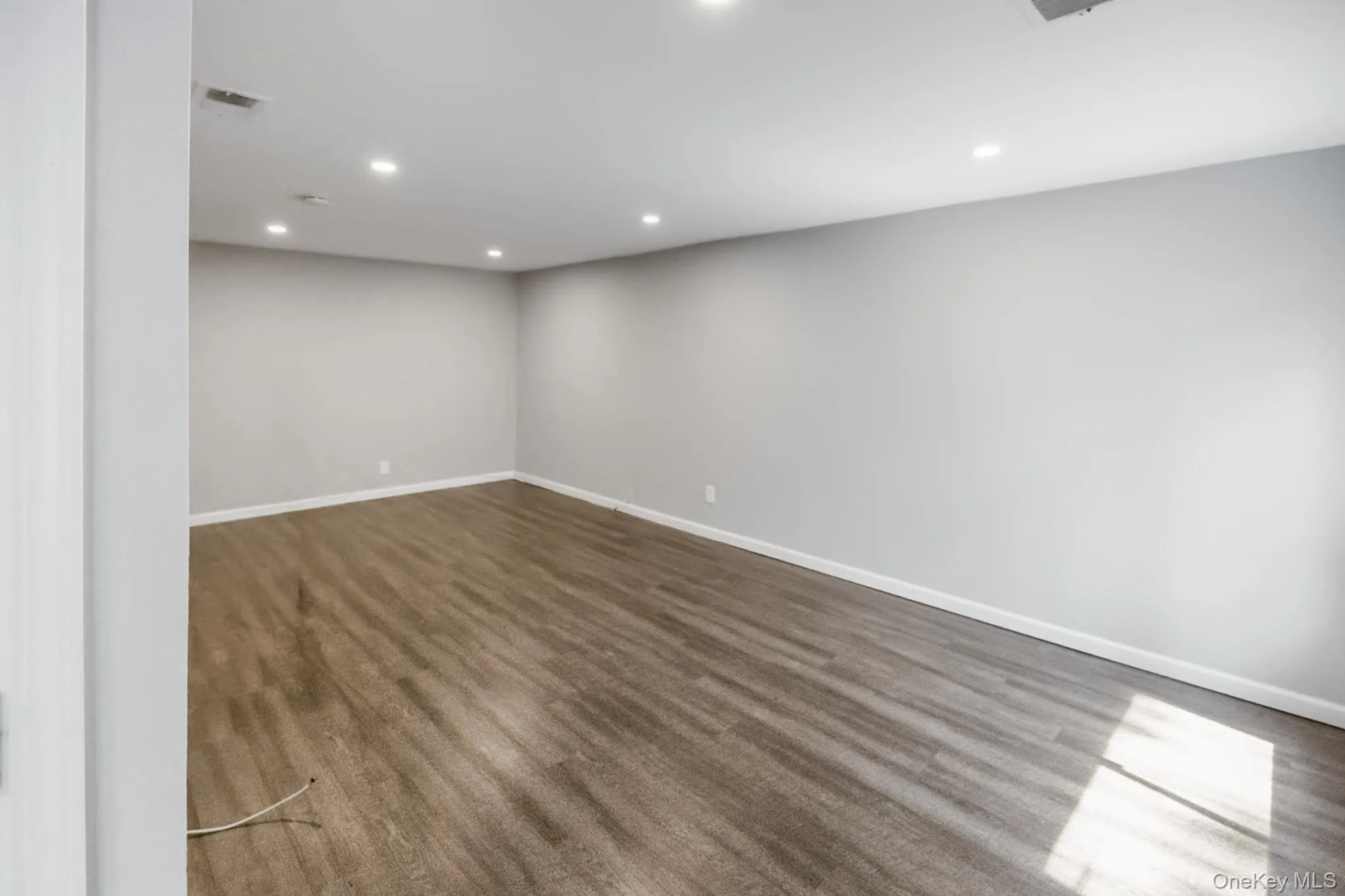 Spare room with recessed lighting Spare room with recessed lighting