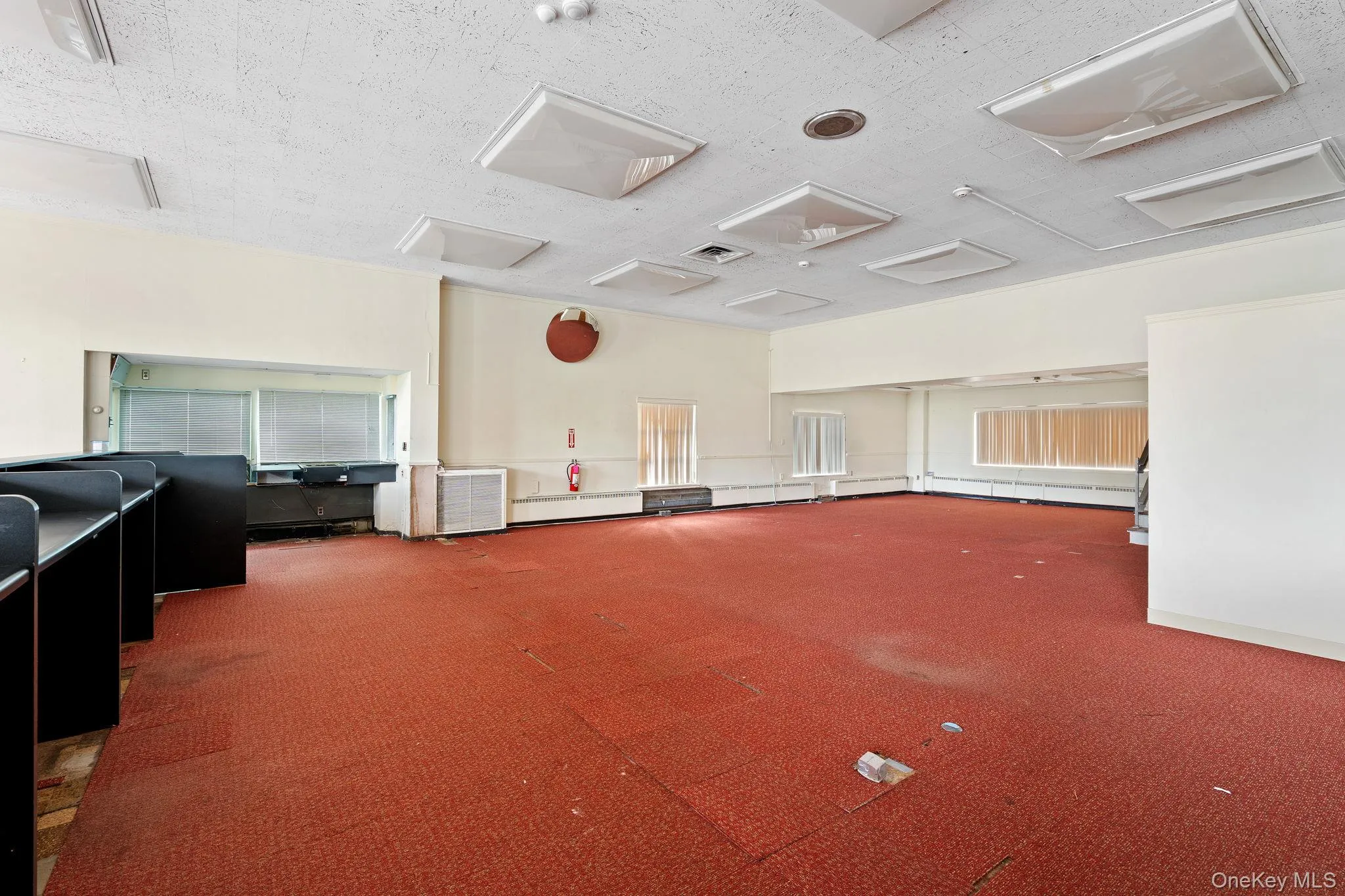 Miscellaneous room with a textured ceiling and attic access Miscellaneous room with a textured ceiling and attic access