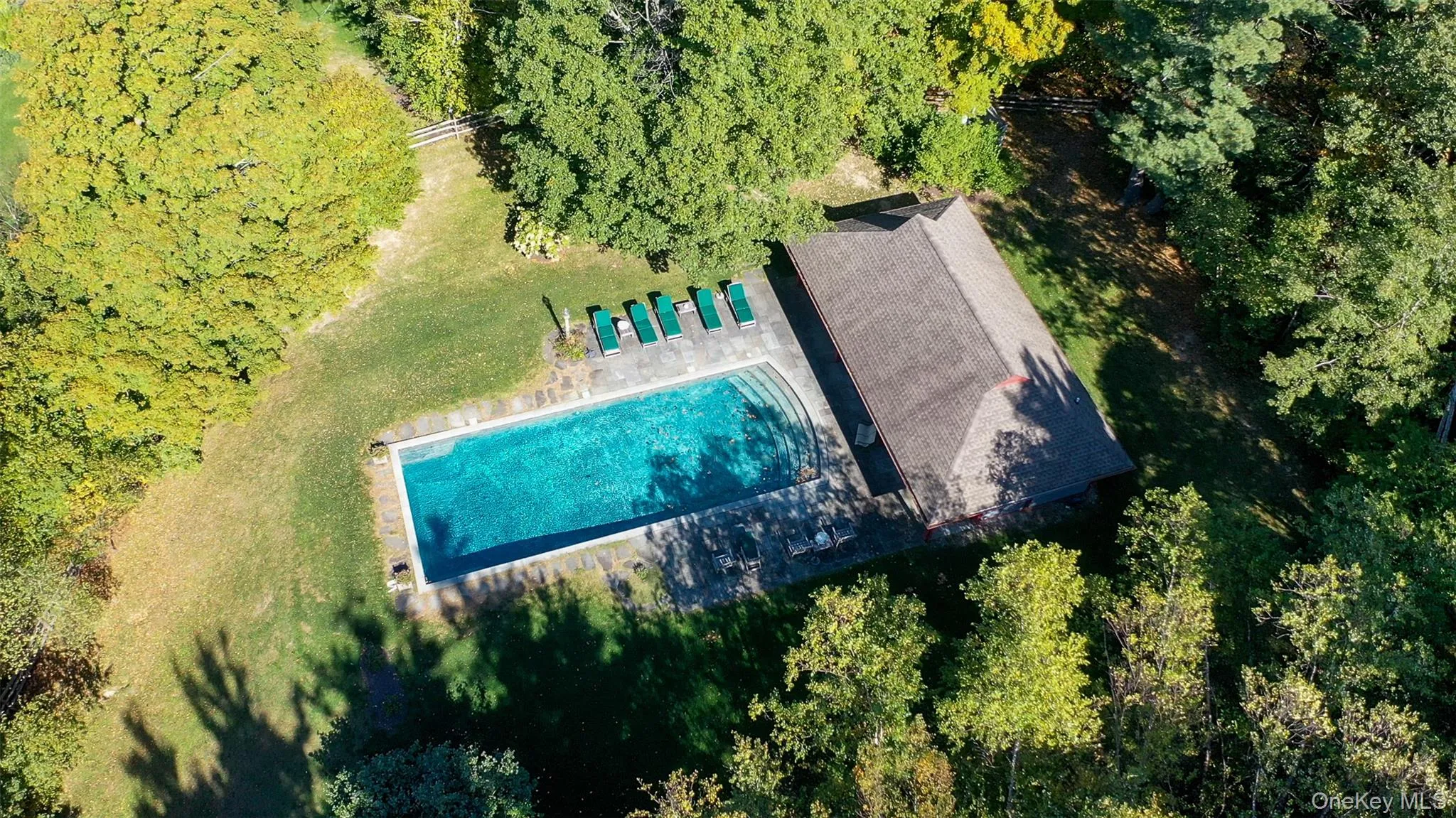 Pool and pool house Pool and pool house