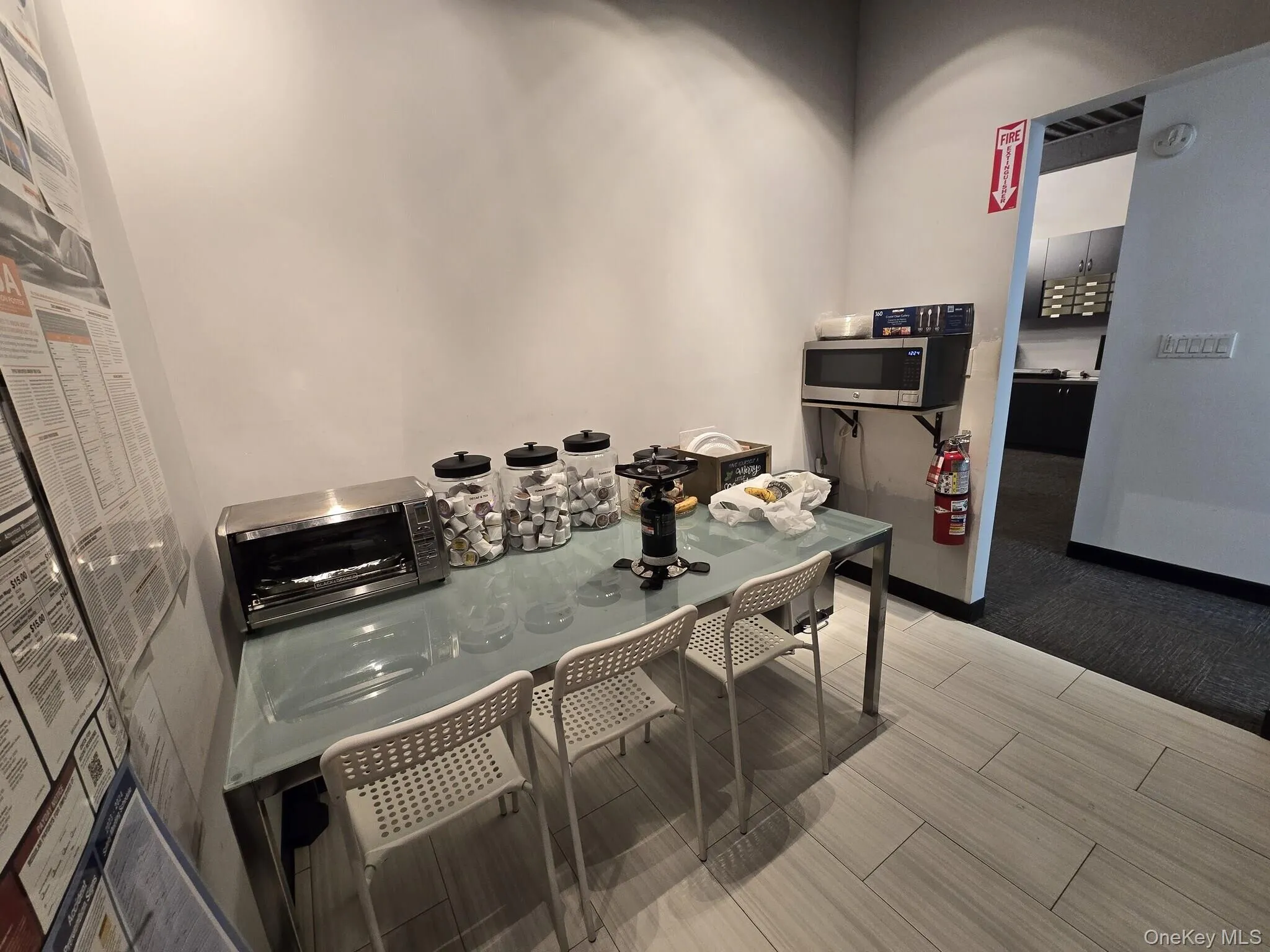 Dining room with wood finish floors Dining room with wood finish floors
