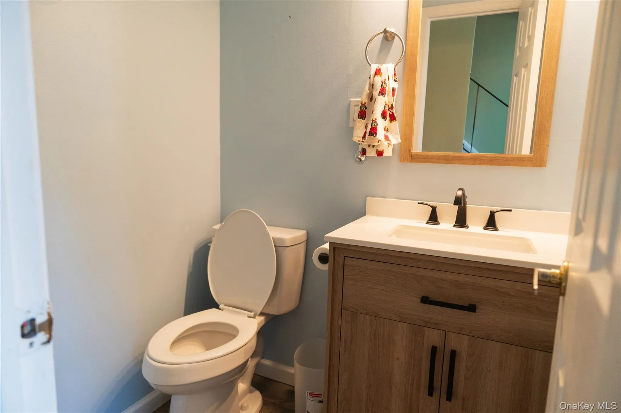 Bathroom with vanity and toilet Bathroom with vanity and toilet