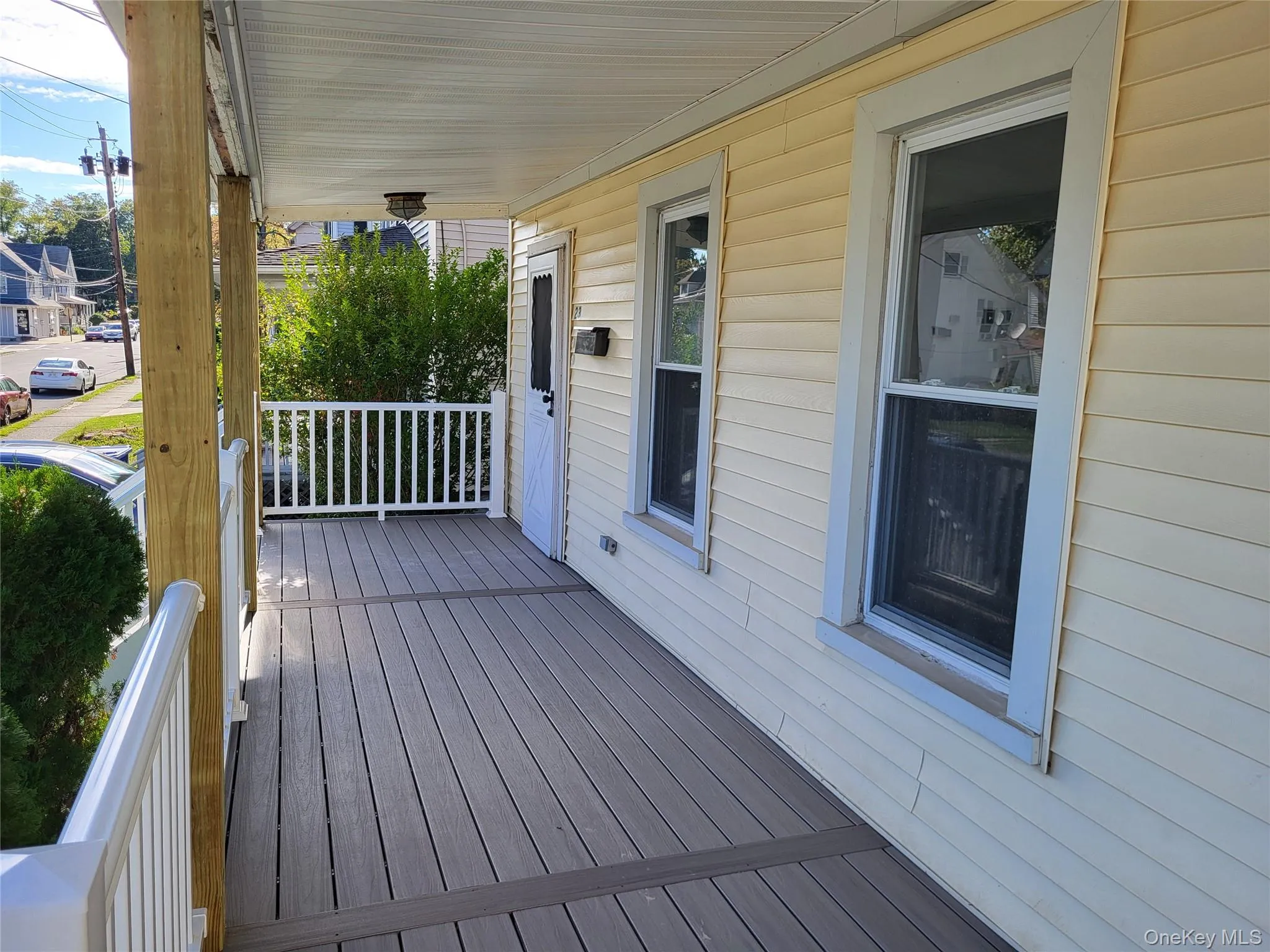 View of wooden porch View of wooden porch