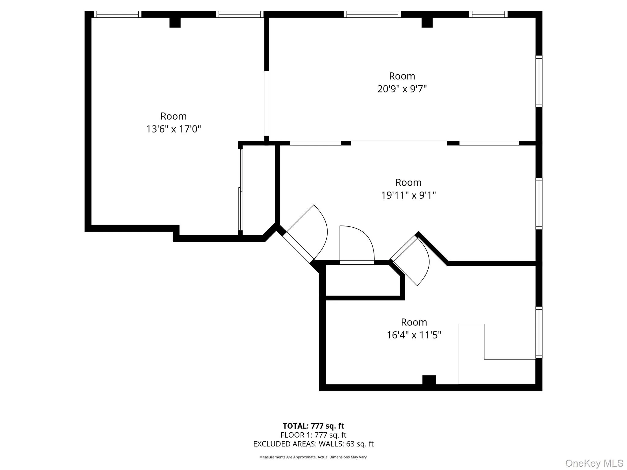 View of Suite 201 floor plan View of Suite 201 floor plan