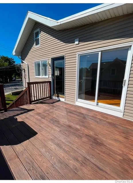 Entrance to apartment from deck Entrance to apartment from deck