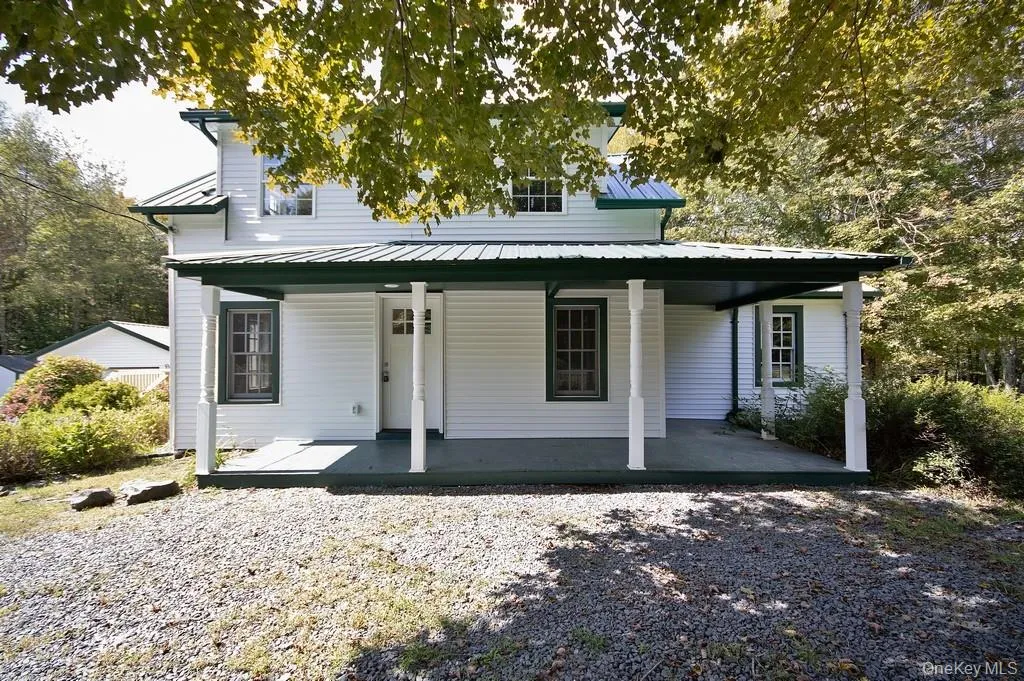 Front covered porch Front covered porch