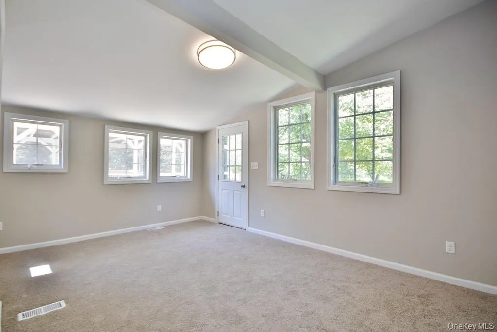 Lower level bedroom with private entrance. Lower level bedroom with private entrance.