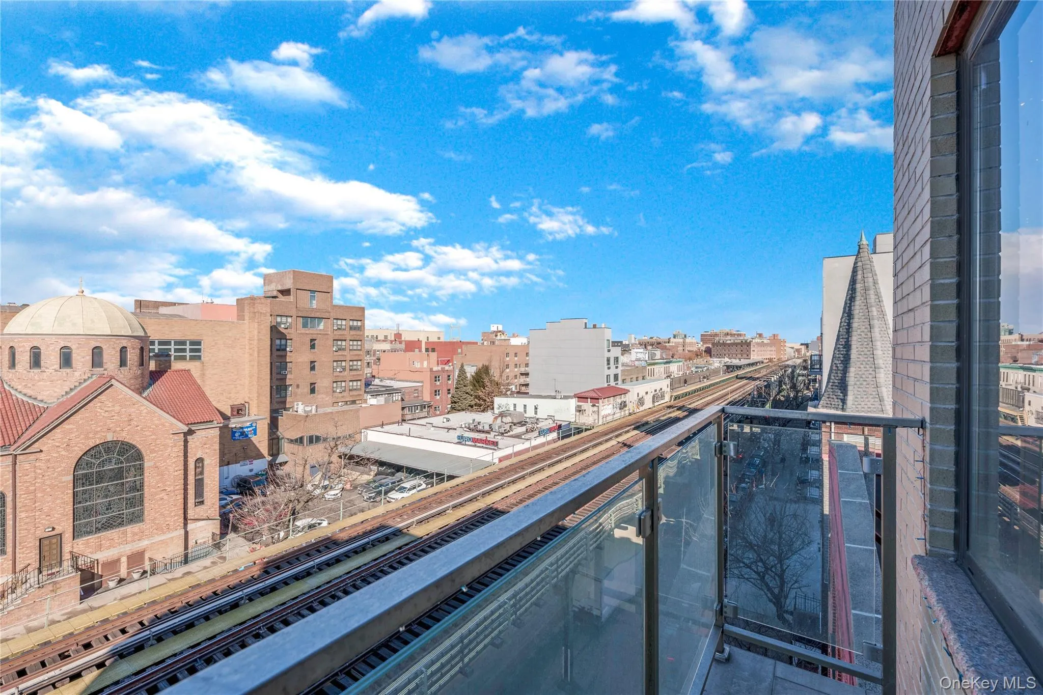 Balcony featuring a city view Balcony featuring a city view