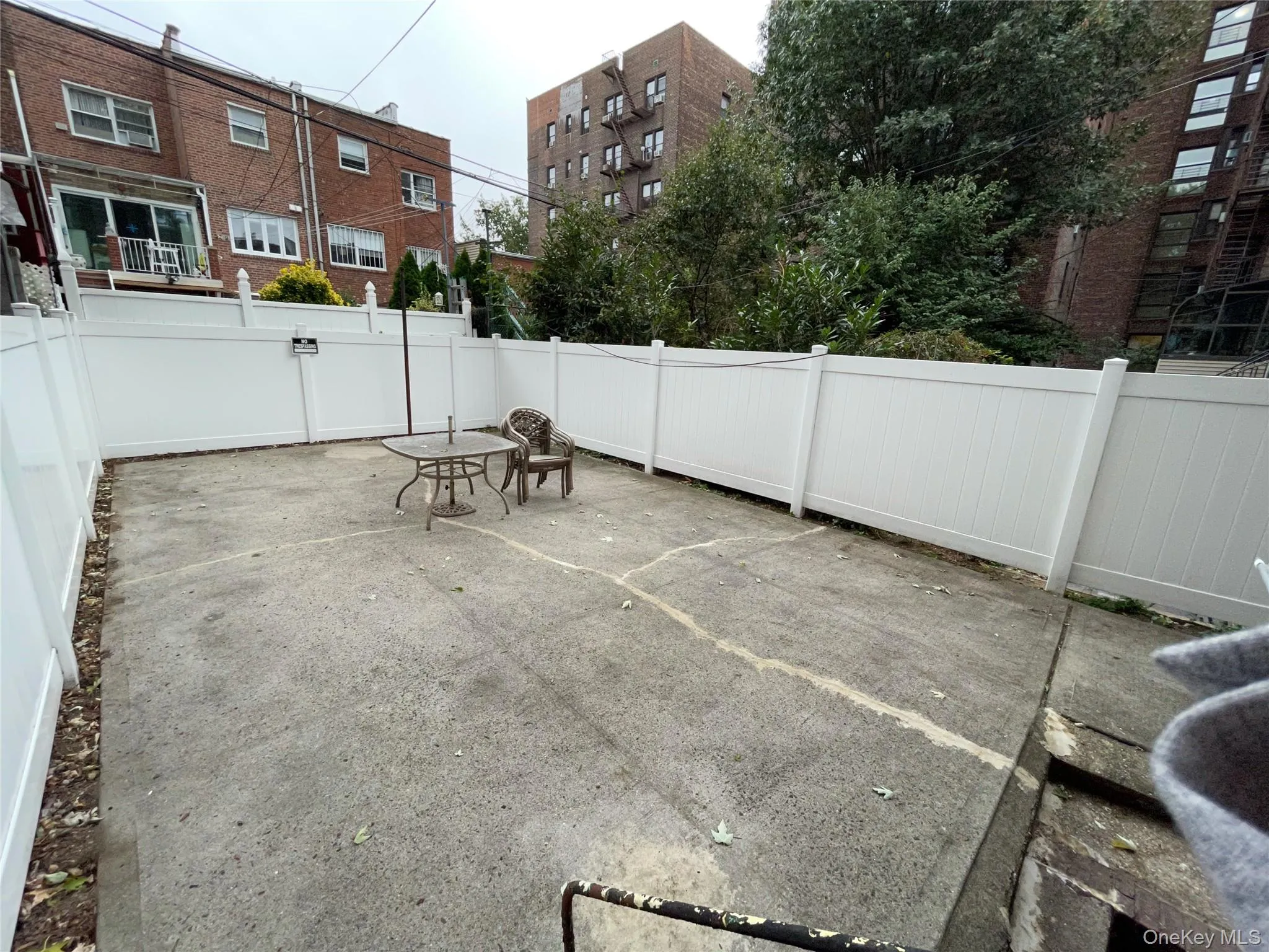 View of fenced backyard View of fenced backyard