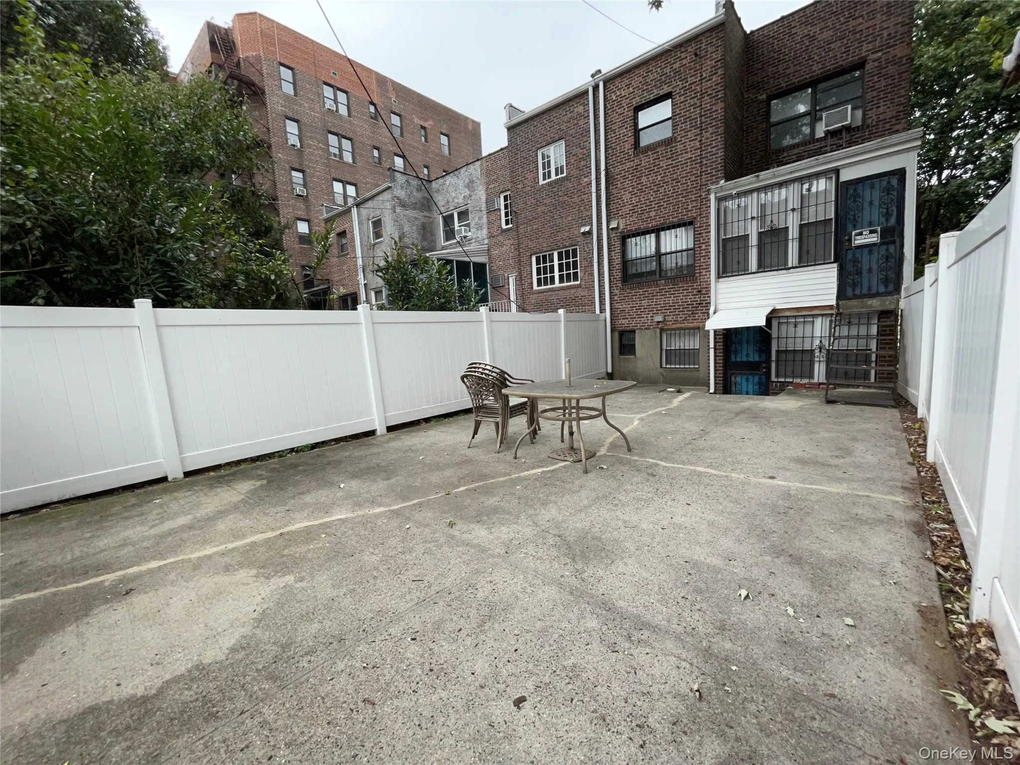 Large fenced backyard Large fenced backyard
