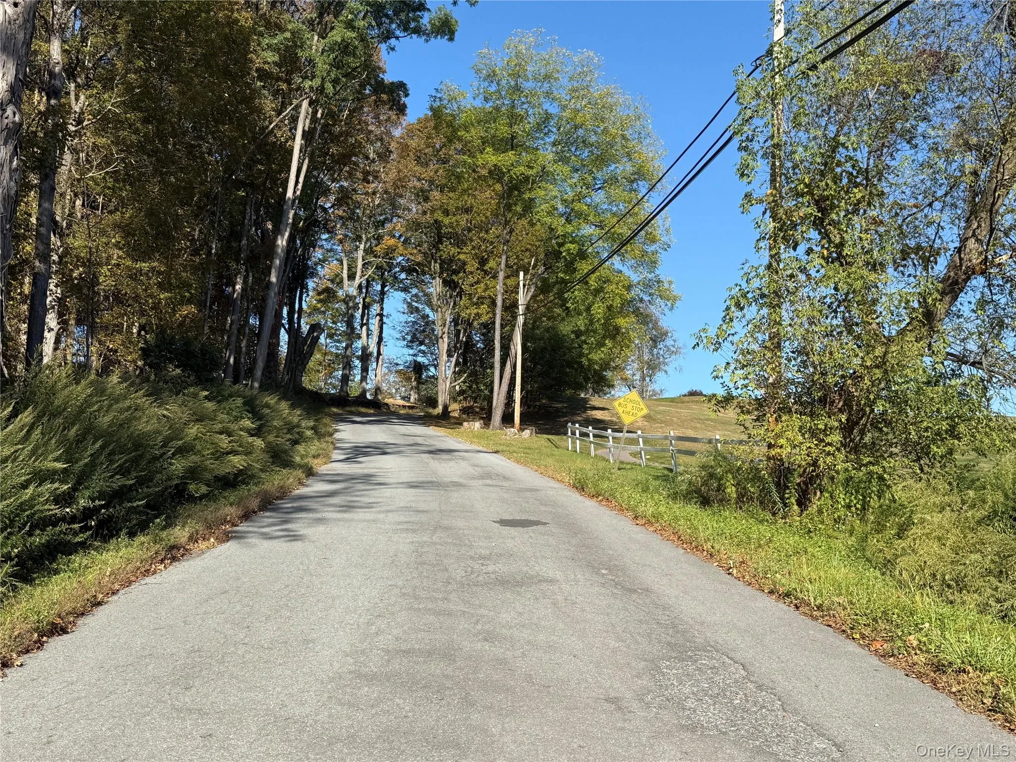 View of asphalt street View of asphalt street