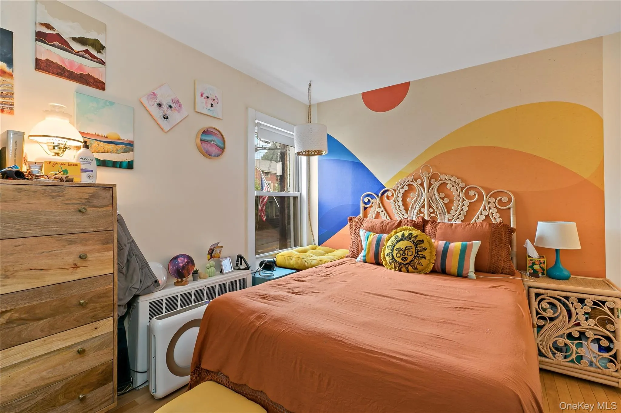 Bedroom with wood finished floors Bedroom with wood finished floors