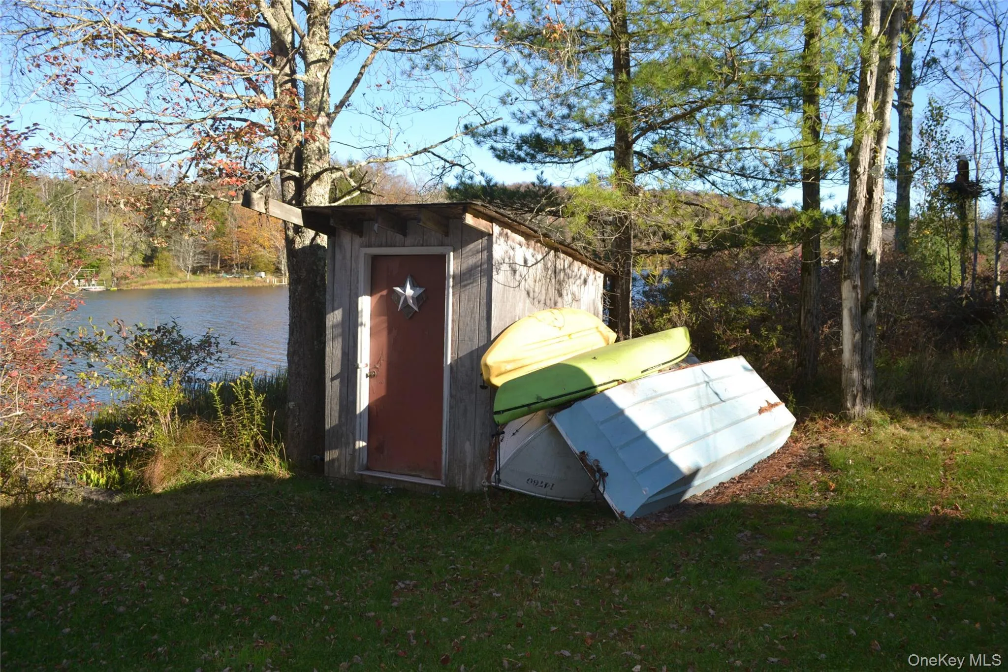 View of shed with a water view View of shed with a water view