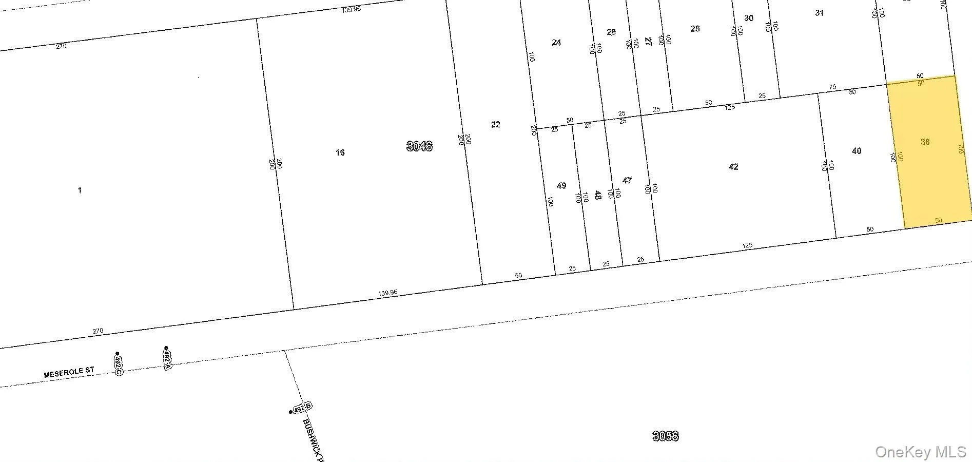 Map of parcels Map of parcels