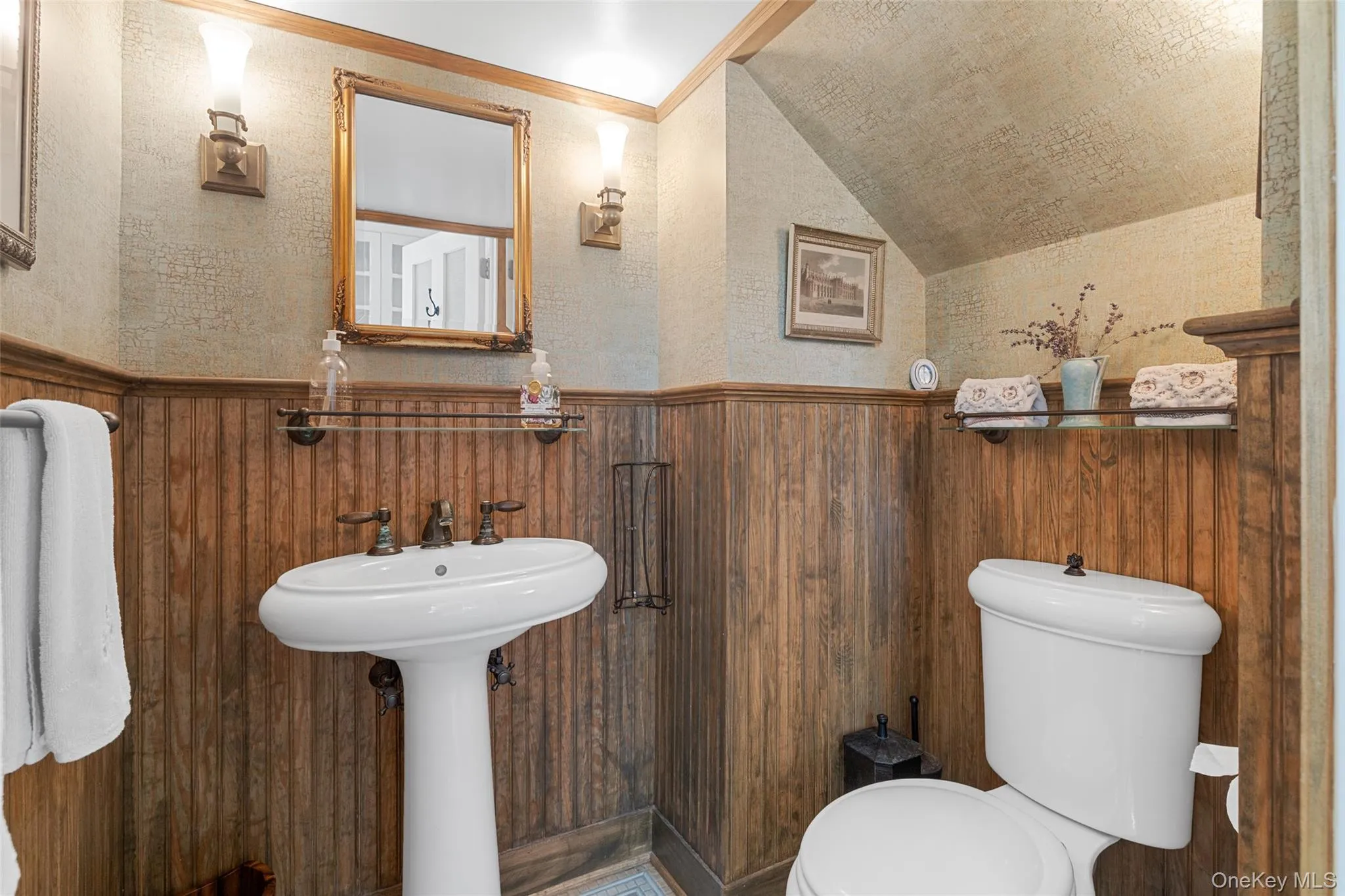 Powder room off of butler's pantry Powder room off of butler's pantry