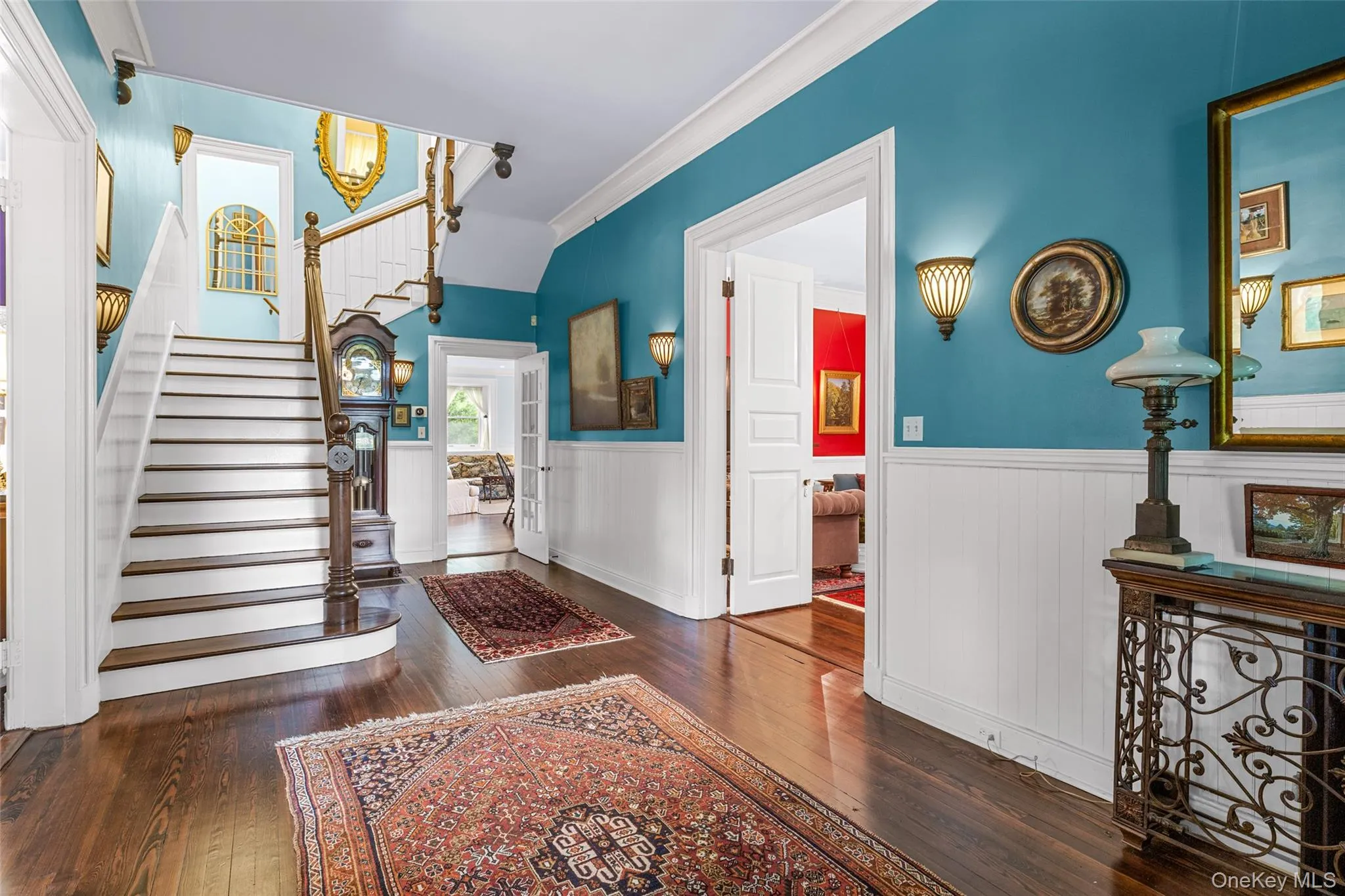 Foyer with access to traditional parlor, formal dining room and living room Foyer with access to traditional parlor, formal dining room and living room