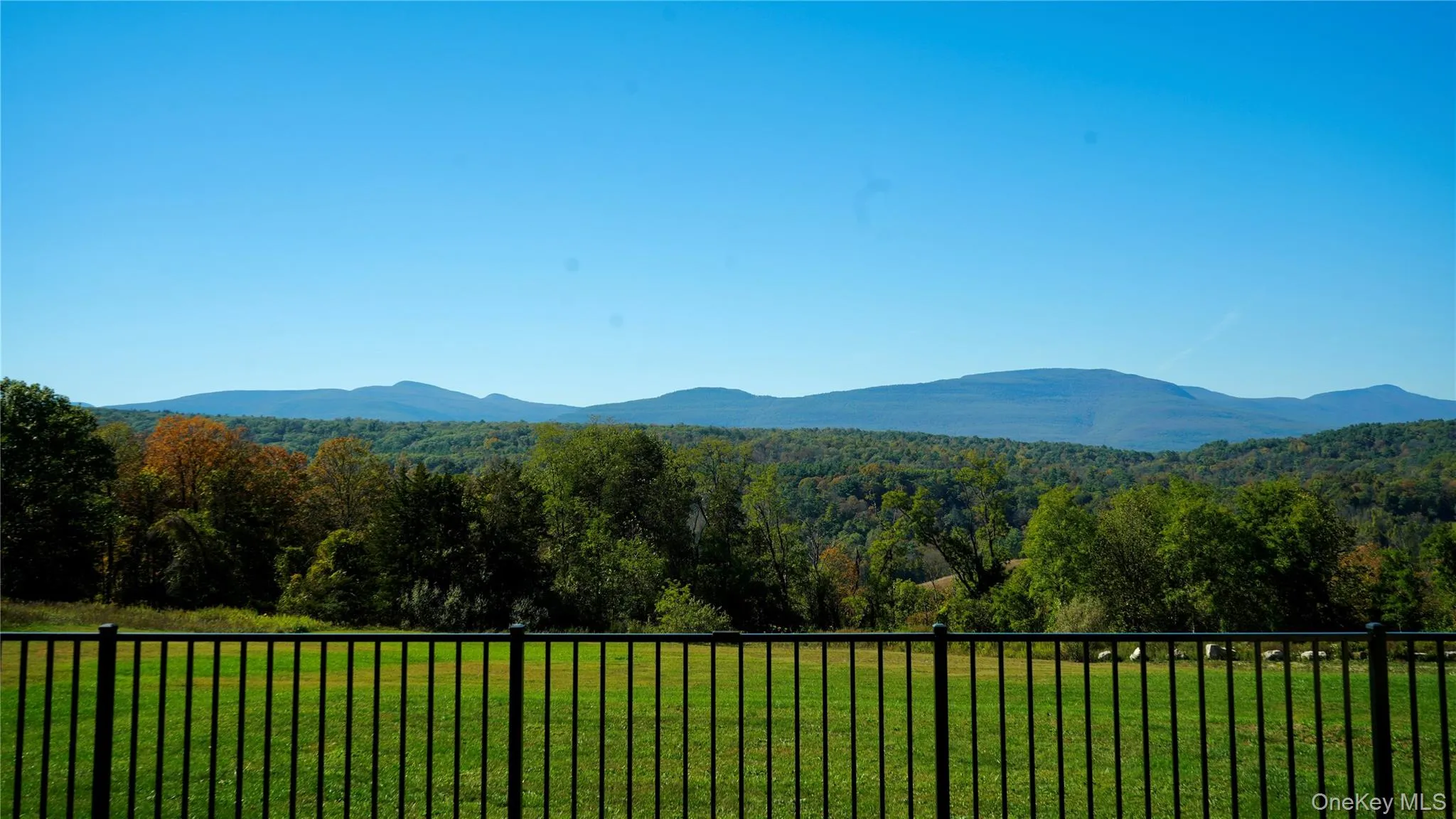View of mountain background with a forest View of mountain background with a forest