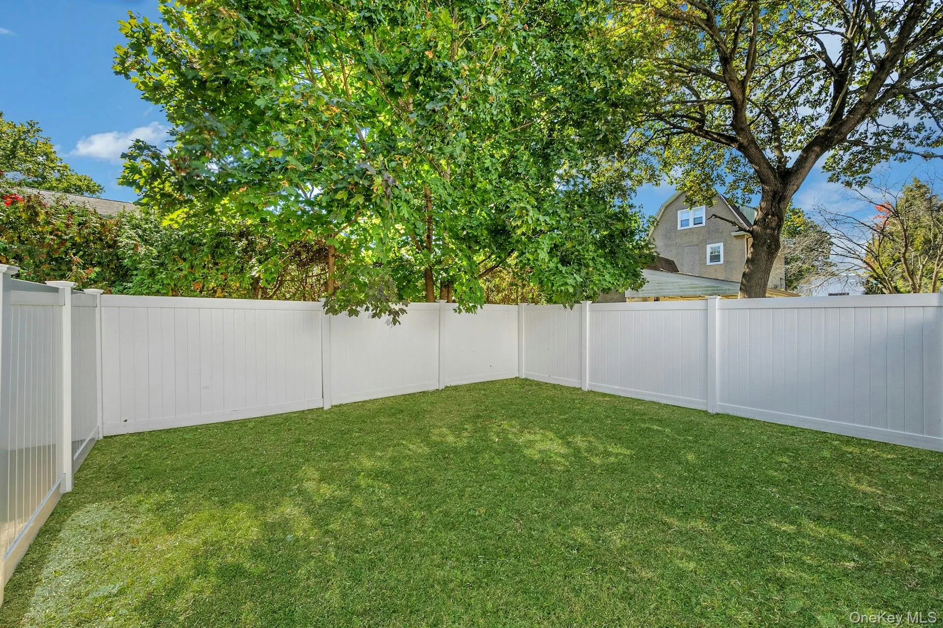 View of fenced backyard View of fenced backyard