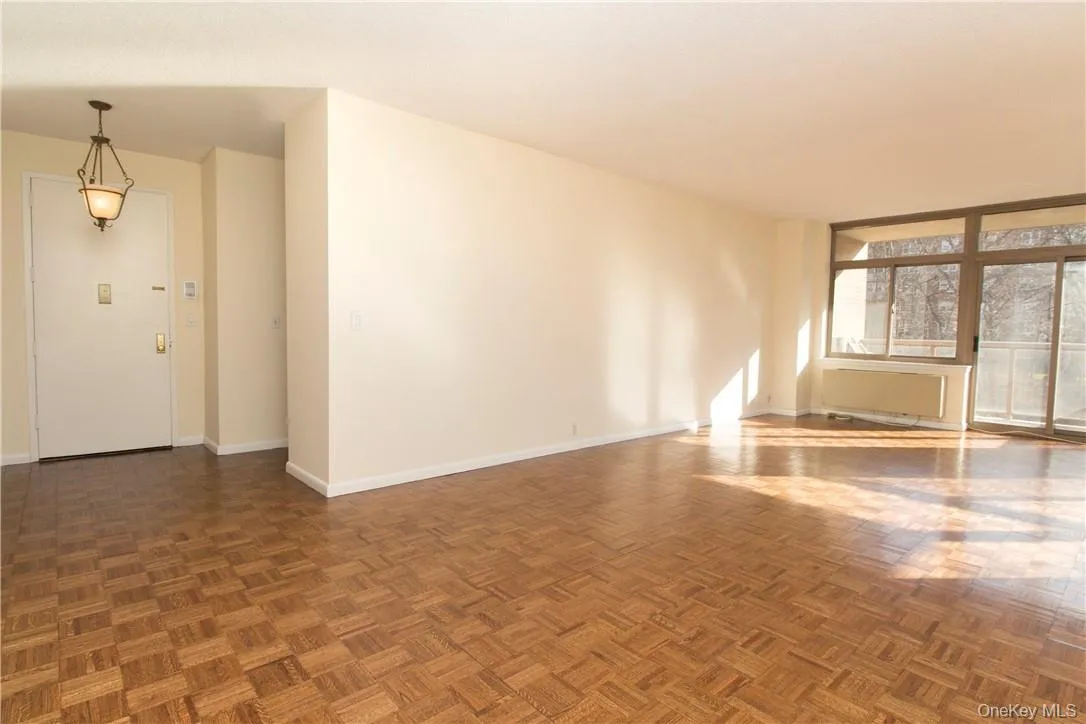 Entry Hall & Living Room w/Sliding Door out to Balcony Entry Hall & Living Room w/Sliding Door out to Balcony