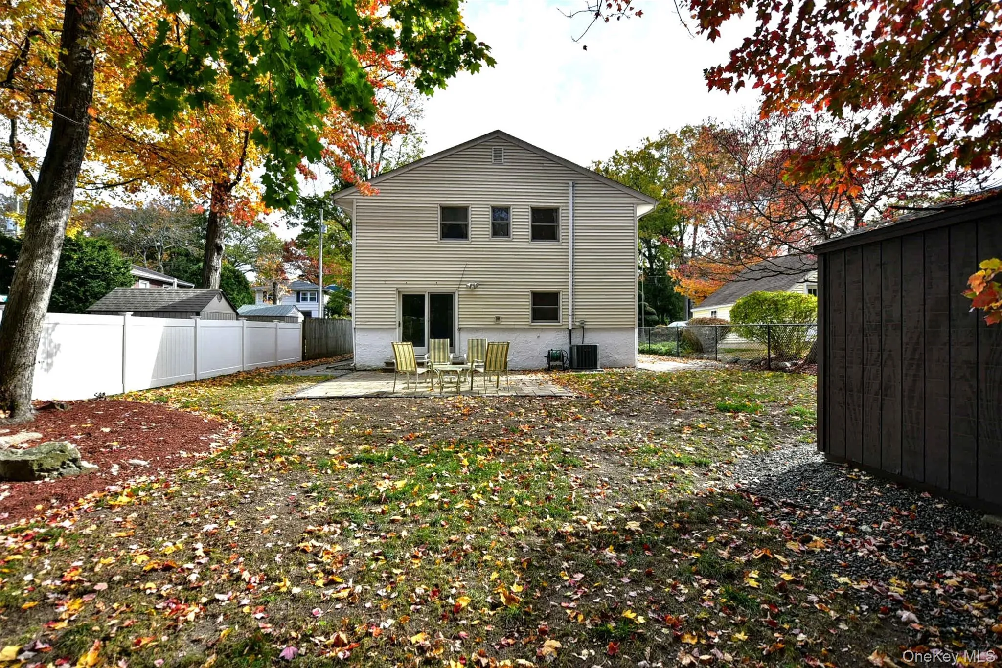 Back of house featuring a patio area and a fenced backyard Back of house featuring a patio area and a fenced backyard