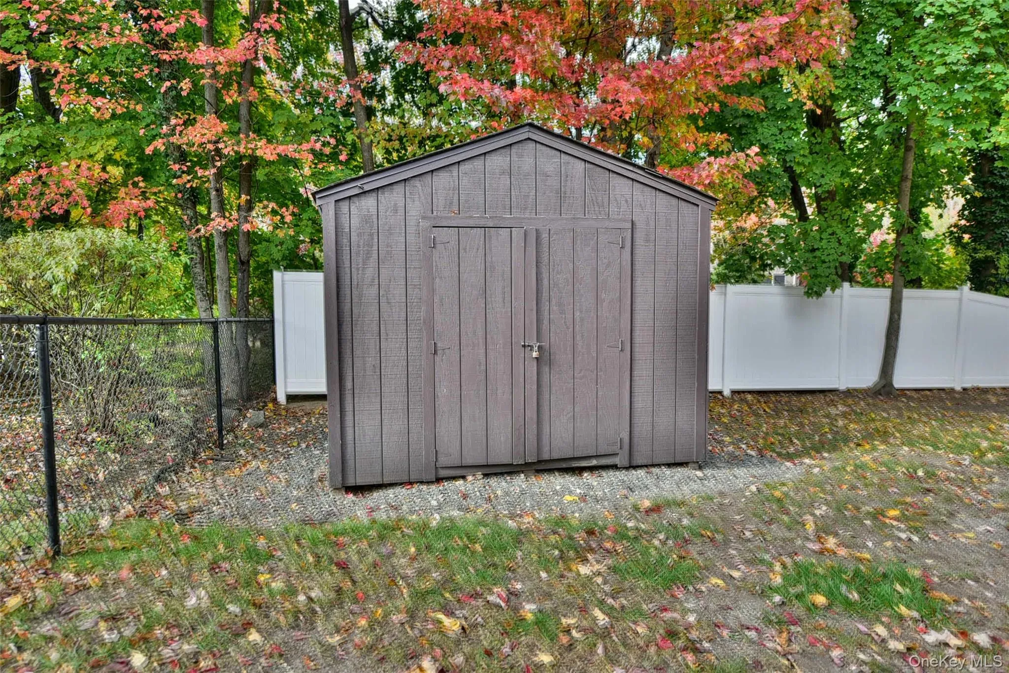 View of shed featuring a fenced backyard View of shed featuring a fenced backyard