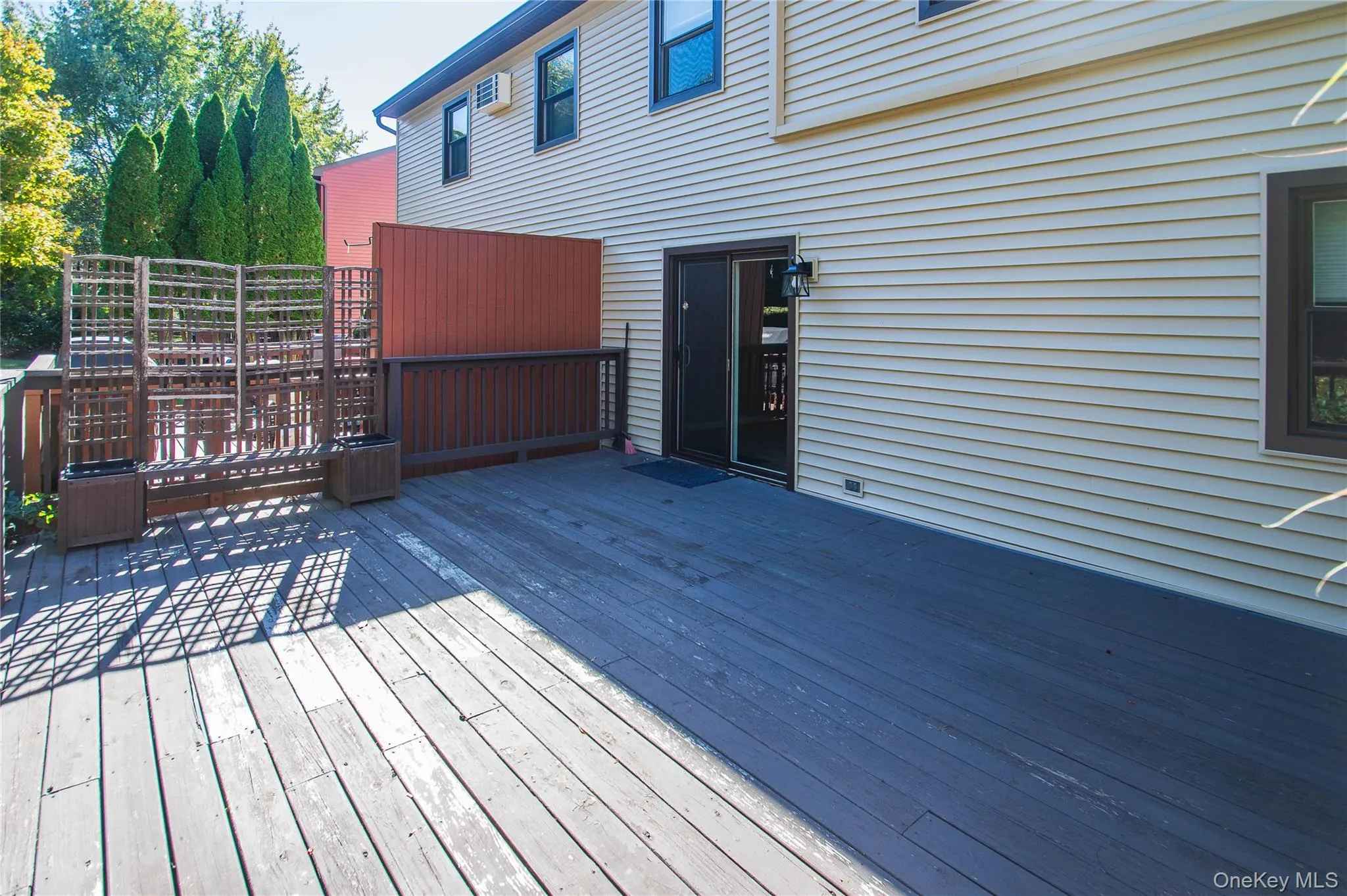 View of wooden terrace View of wooden terrace