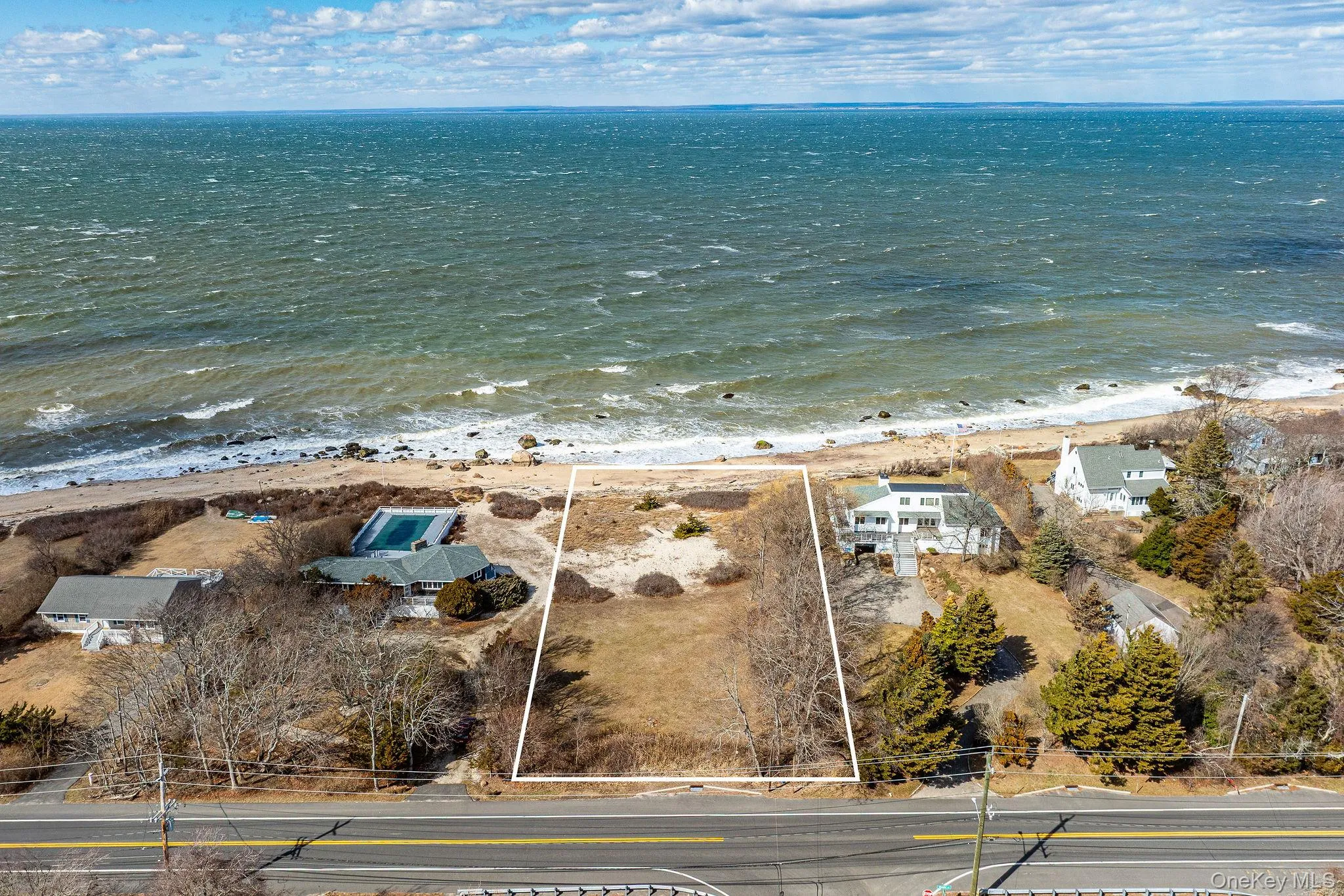 .80 acre waterfront lot with parcel outlined .80 acre waterfront lot with parcel outlined