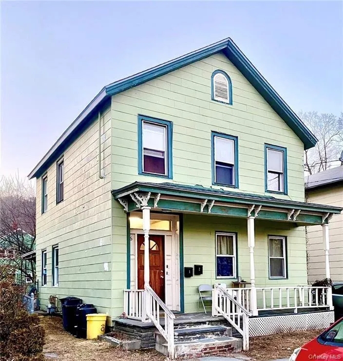 View of front facade featuring covered porch View of front facade featuring covered porch