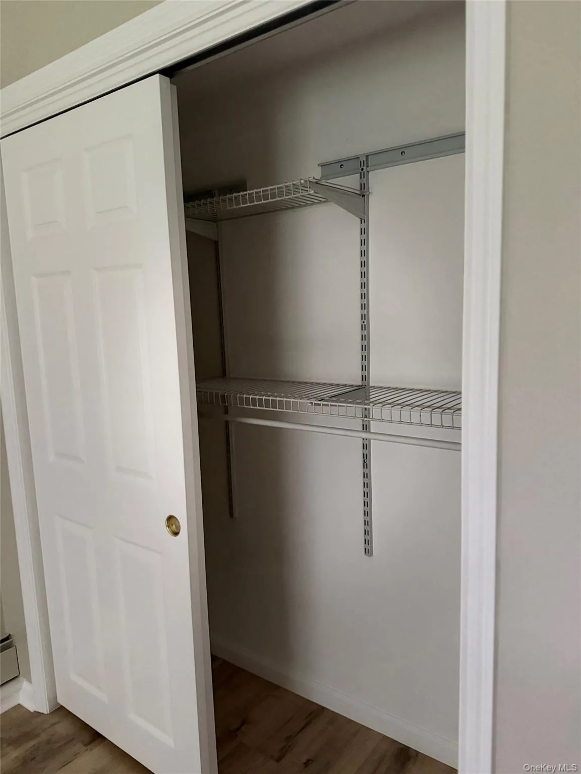 View of large bedroom closet View of large bedroom closet