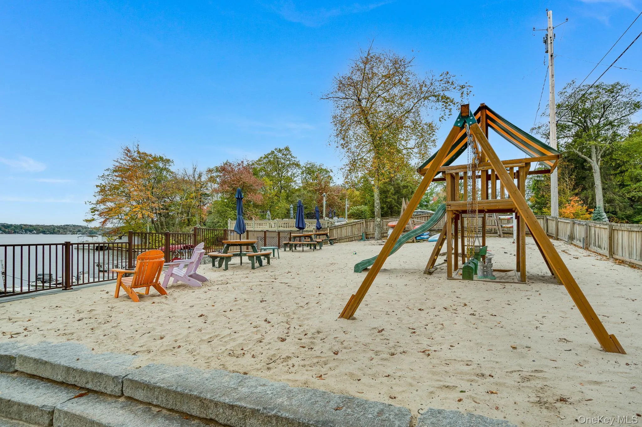 Communal playground at the Lake Communal playground at the Lake