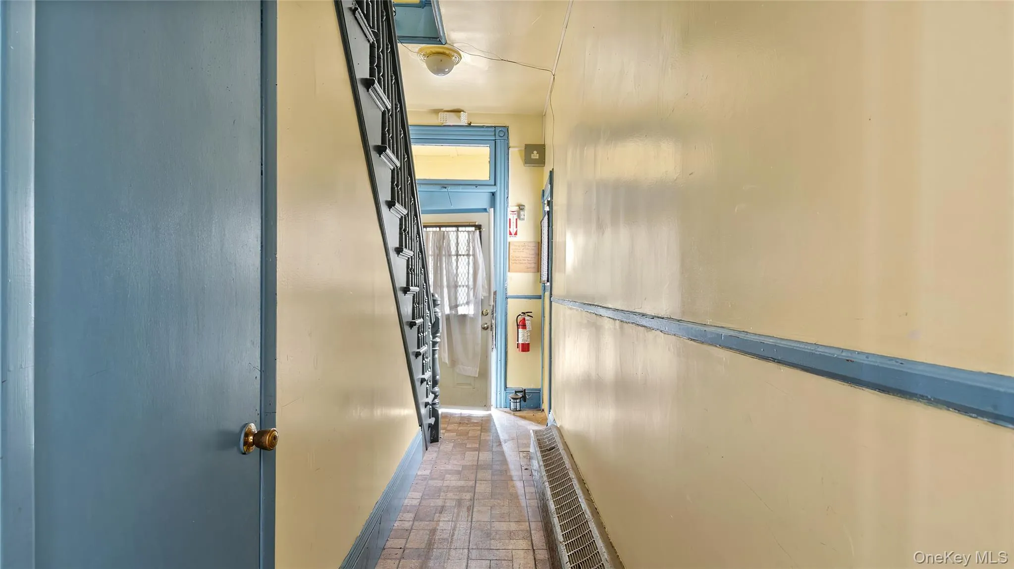 Hall with stairway Hall with stairway