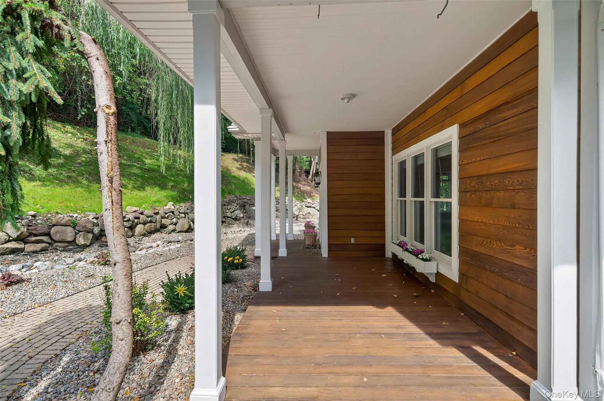 View of wooden porch View of wooden porch