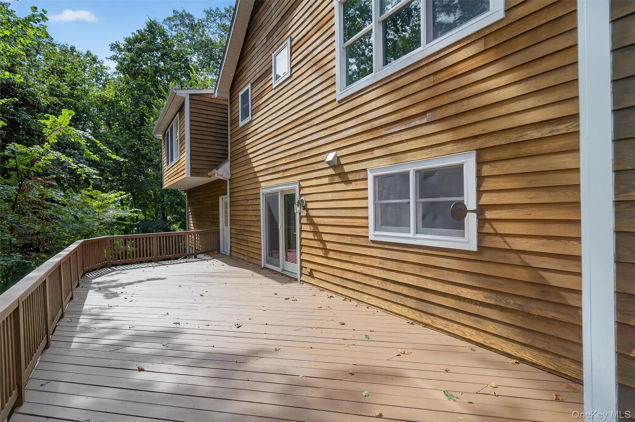 View of wooden terrace View of wooden terrace