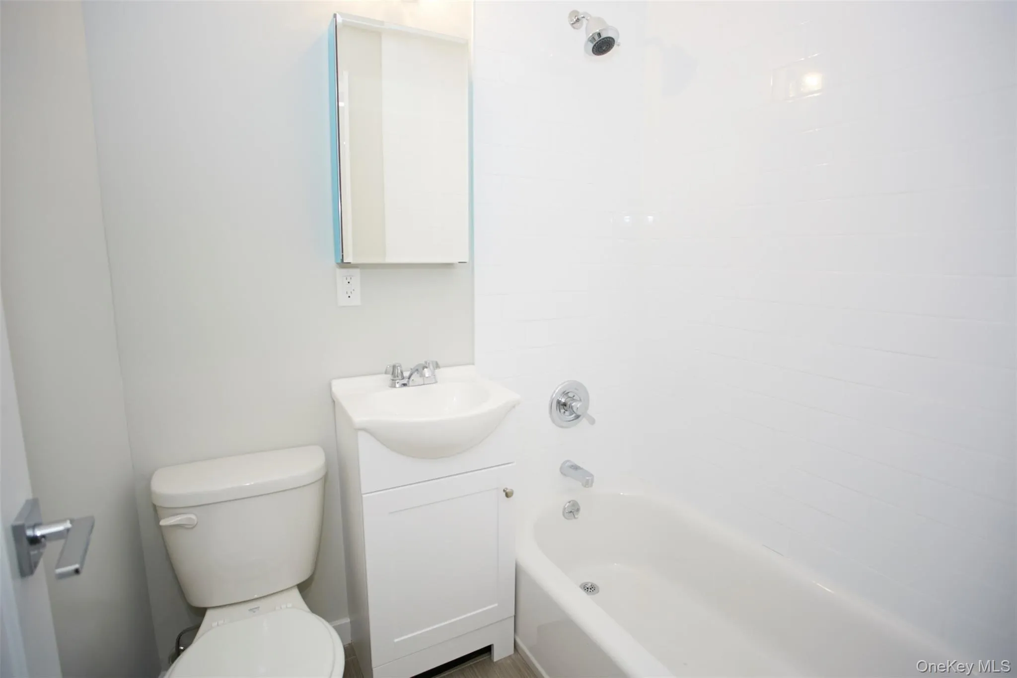 Full bathroom with shower / tub combination and vanity Full bathroom with shower / tub combination and vanity