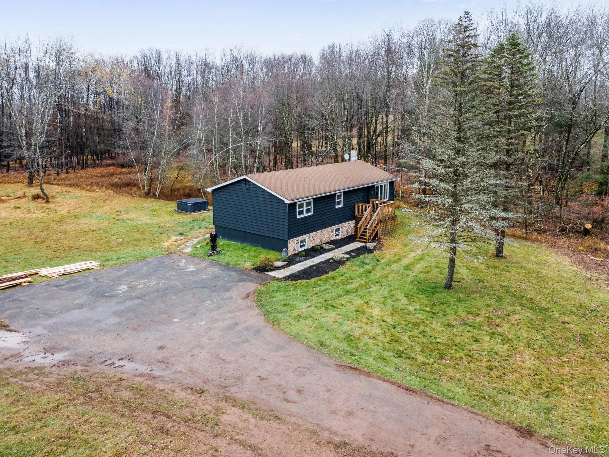 View from above of property featuring a forest View from above of property featuring a forest