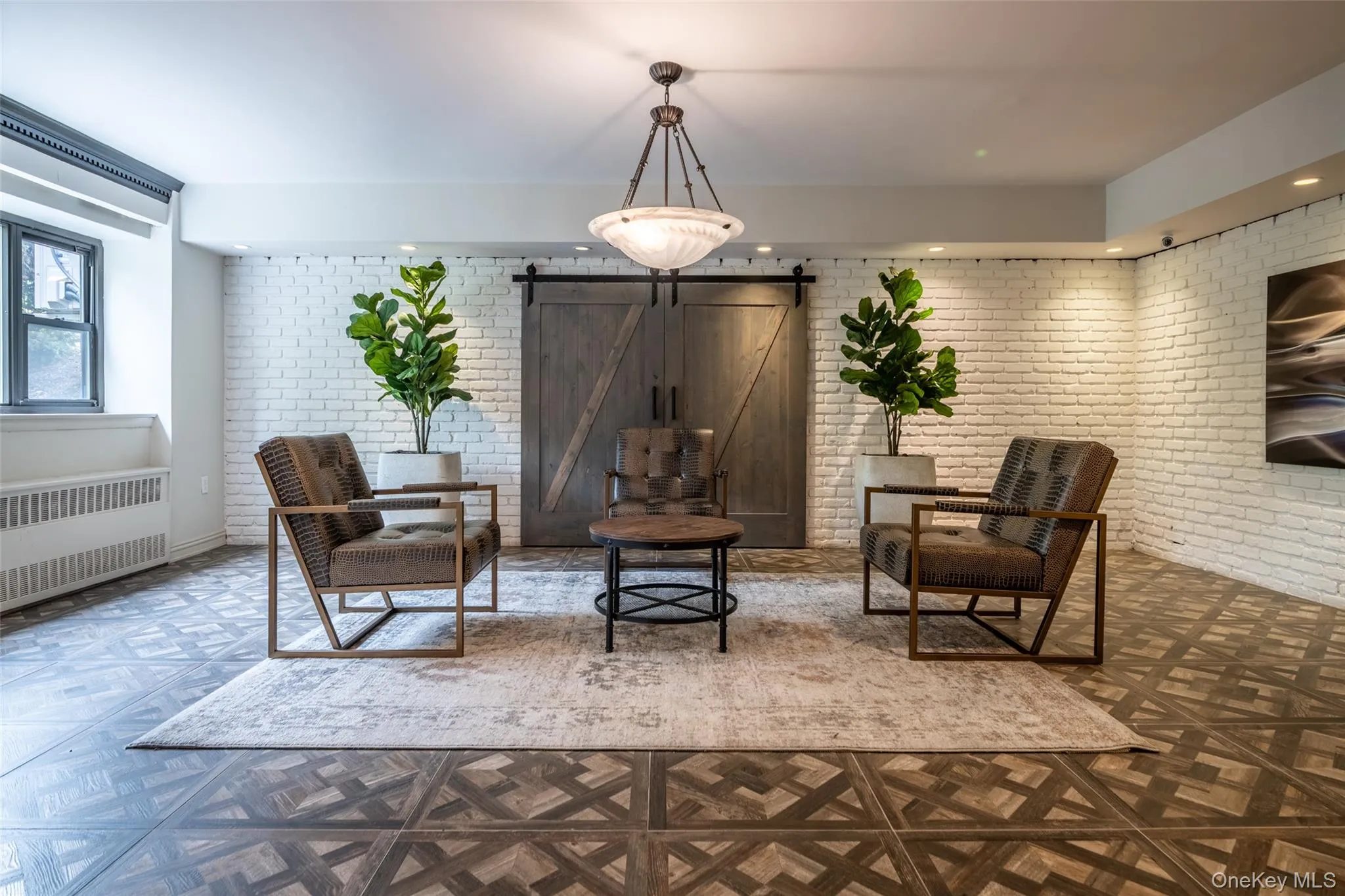 Lobby area recently updated Lobby area recently updated